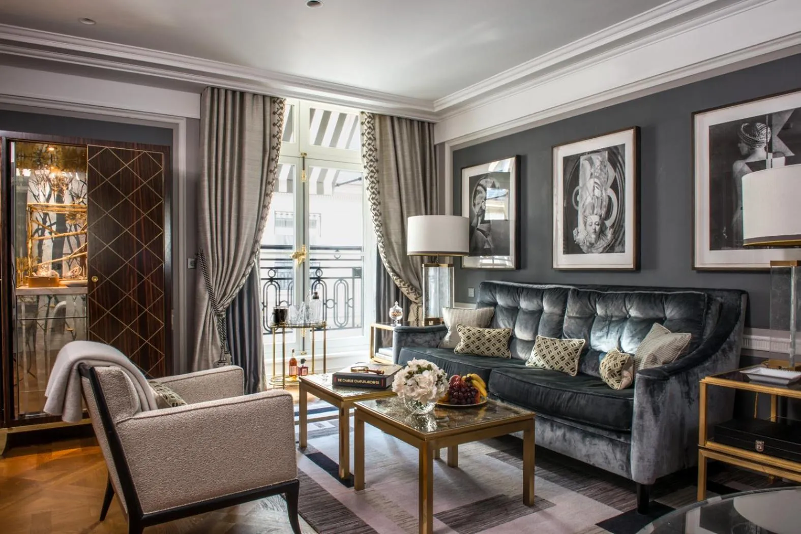 Living room in Hotel de Crillon
