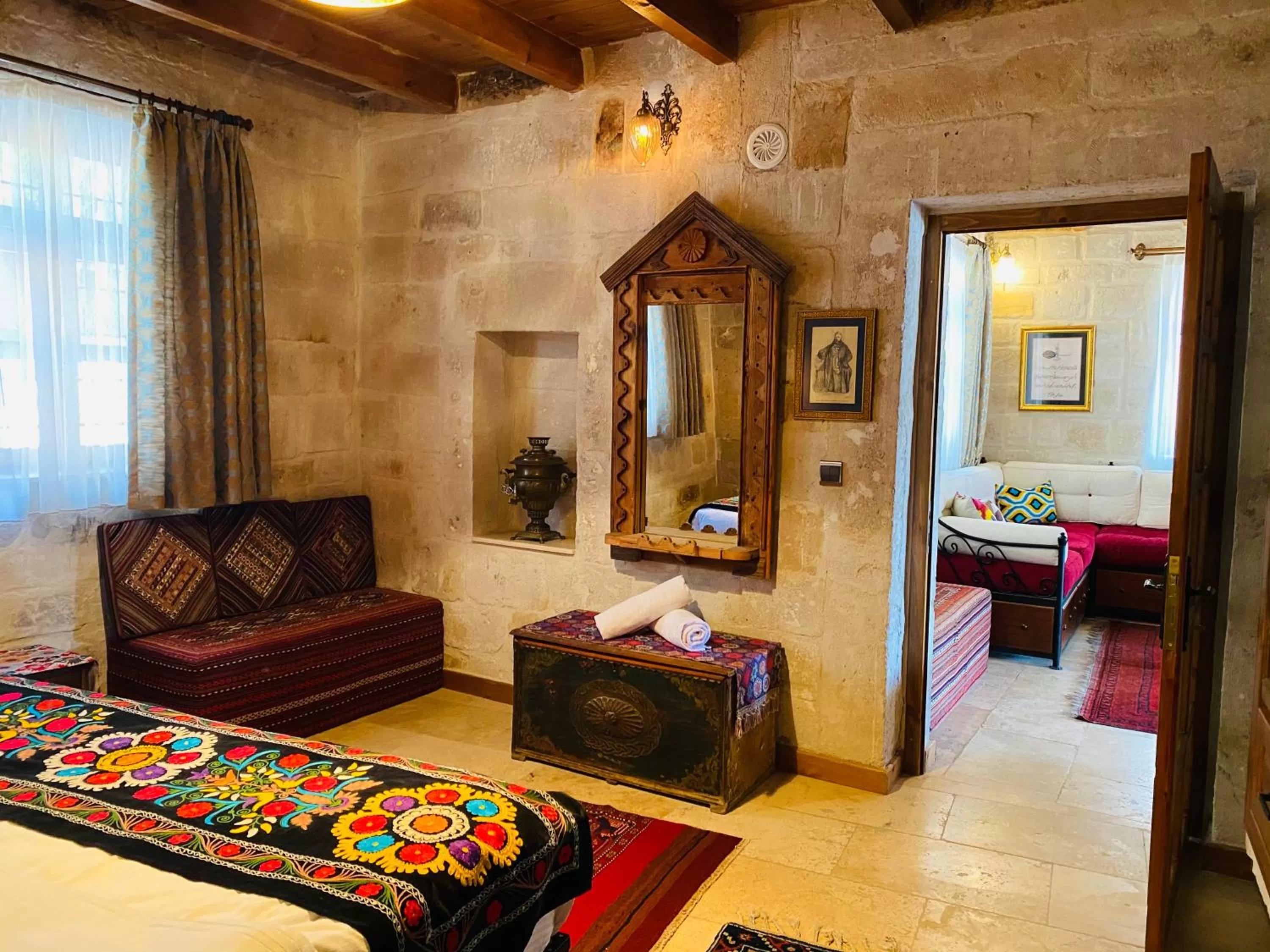 Bed in YASTIK HOUSES - Cappadocia