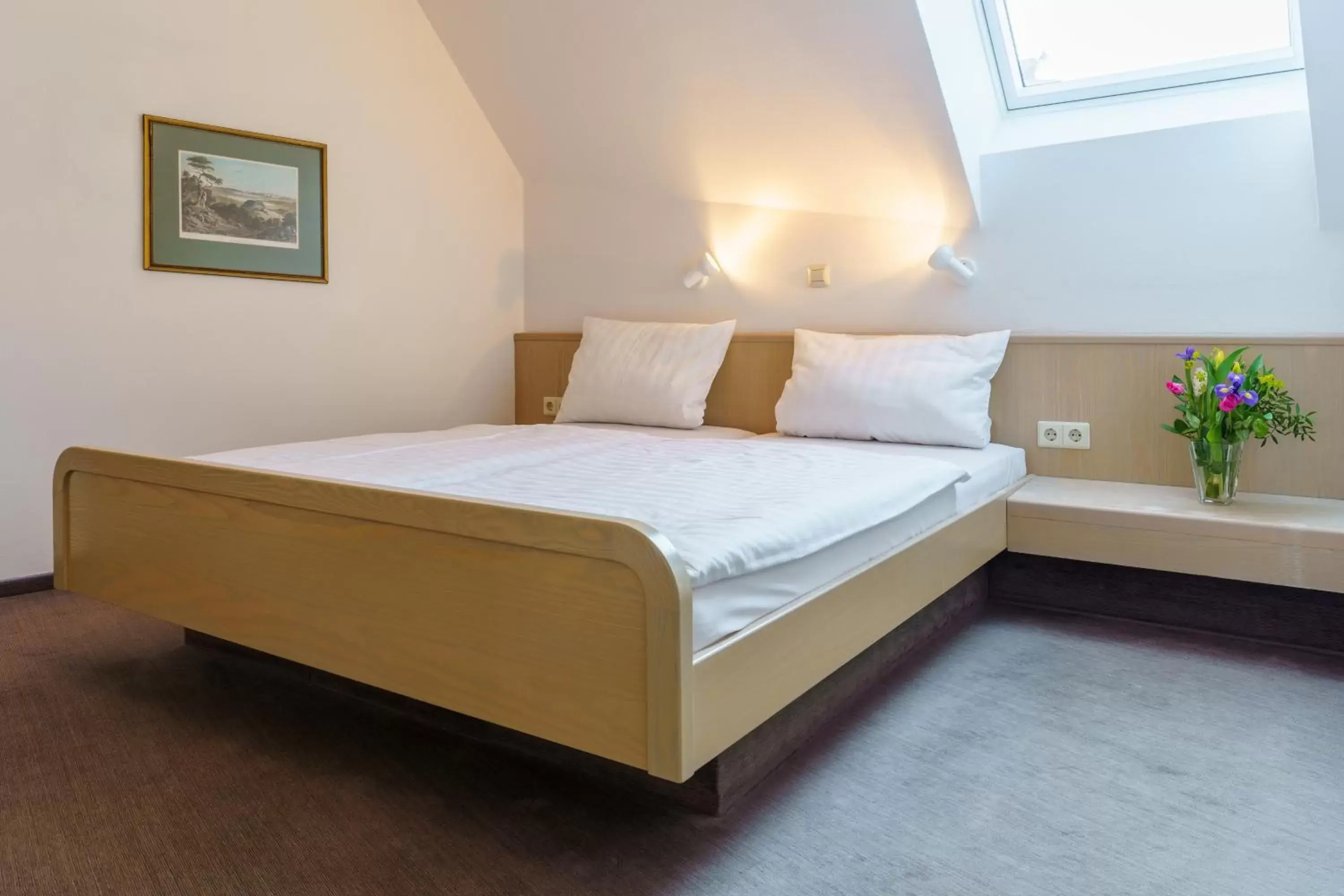 Double Room with Private Bathroom in Hotel Sonne Double Room with Private Bathroom in Hotel Sonne