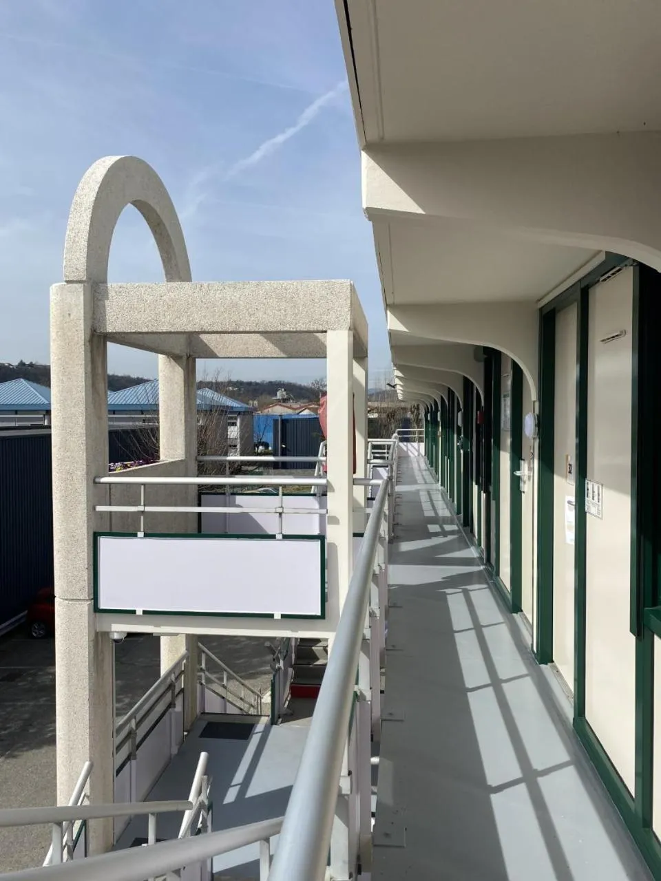 Balcony/Terrace in Premiere Classe Lyon Sud - Chasse Sur Rhône