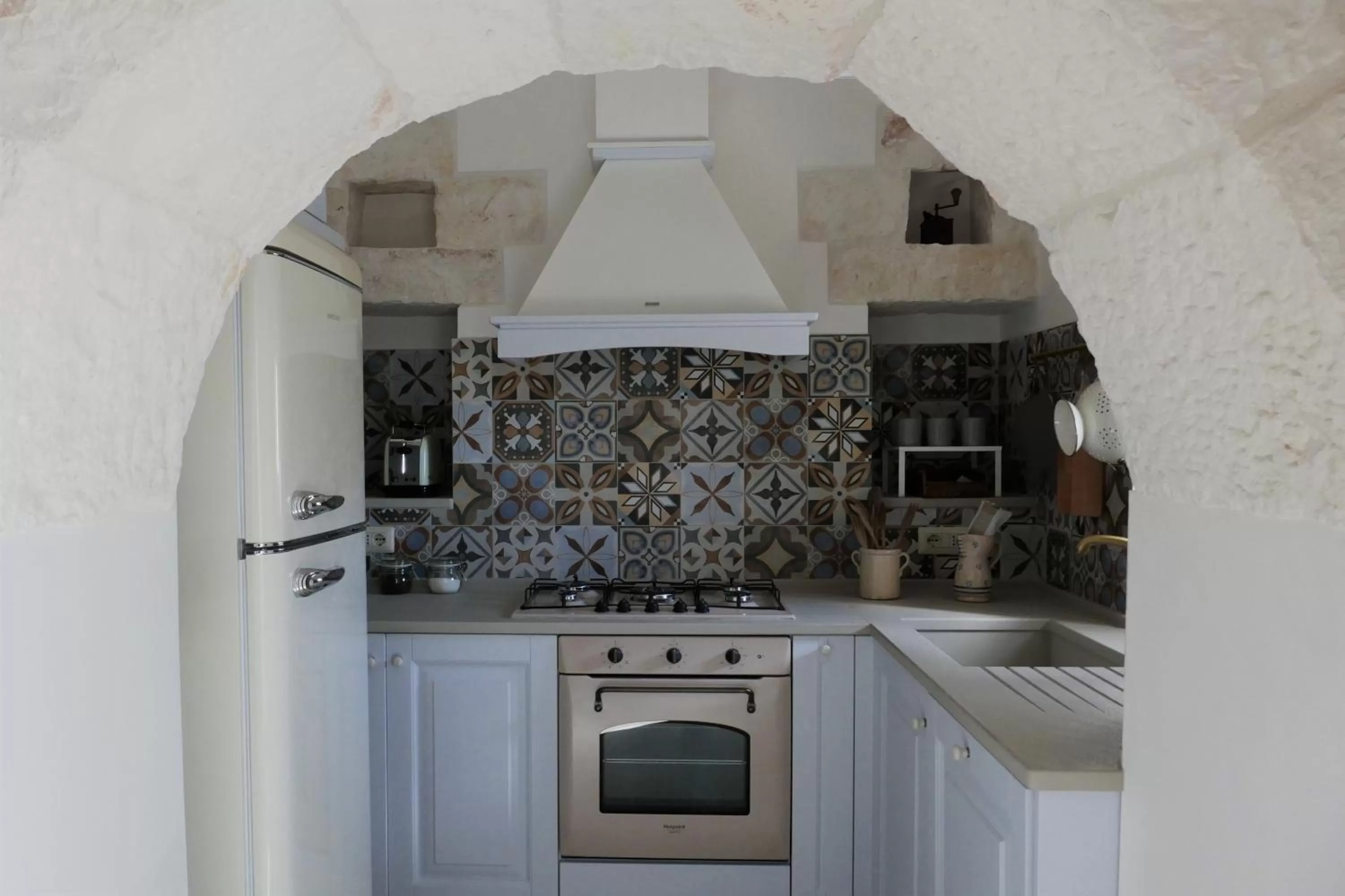 Kitchen or kitchenette in Trullo La chicca della valle