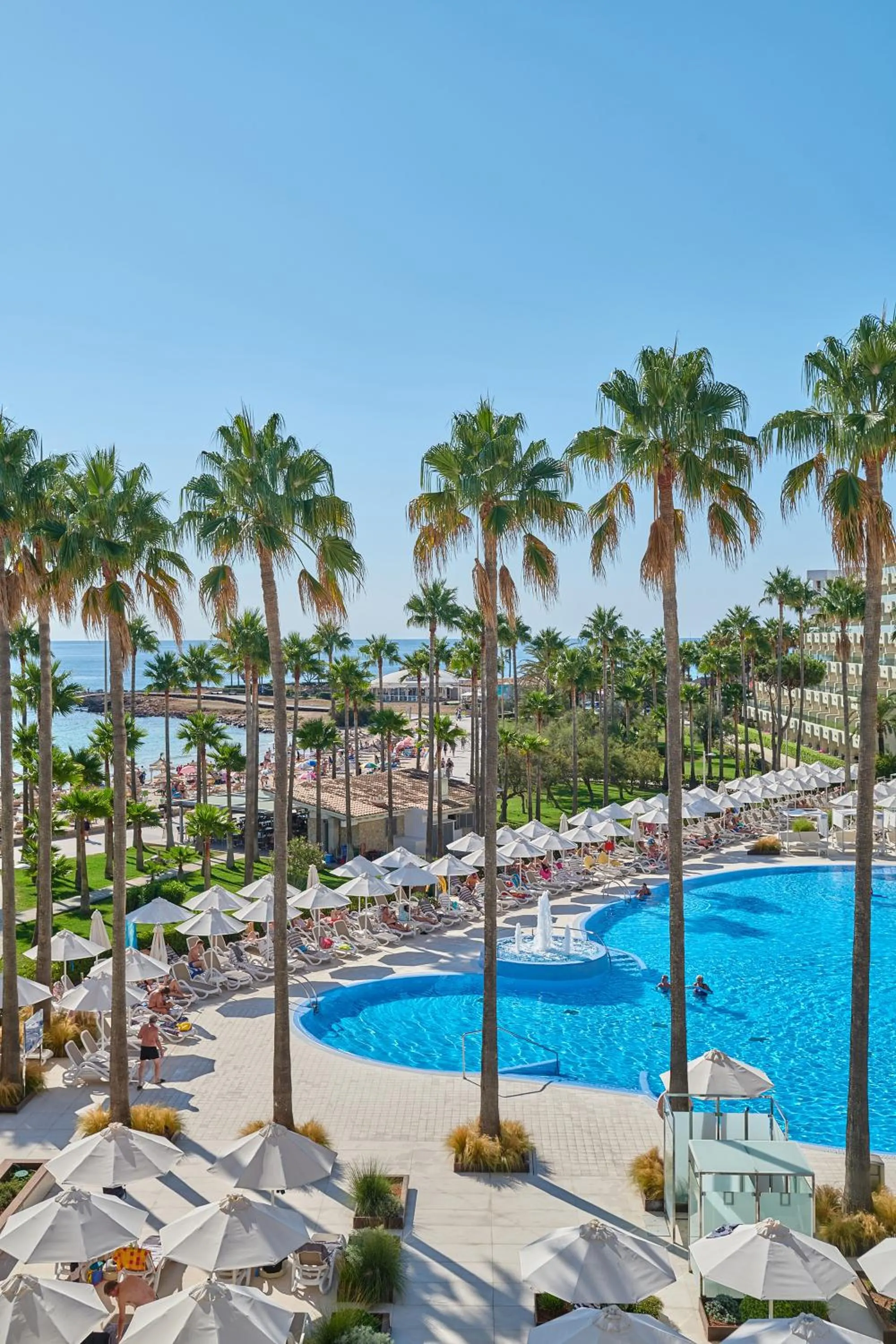Pool view in Hipotels Mediterraneo Hotel - Adults Only