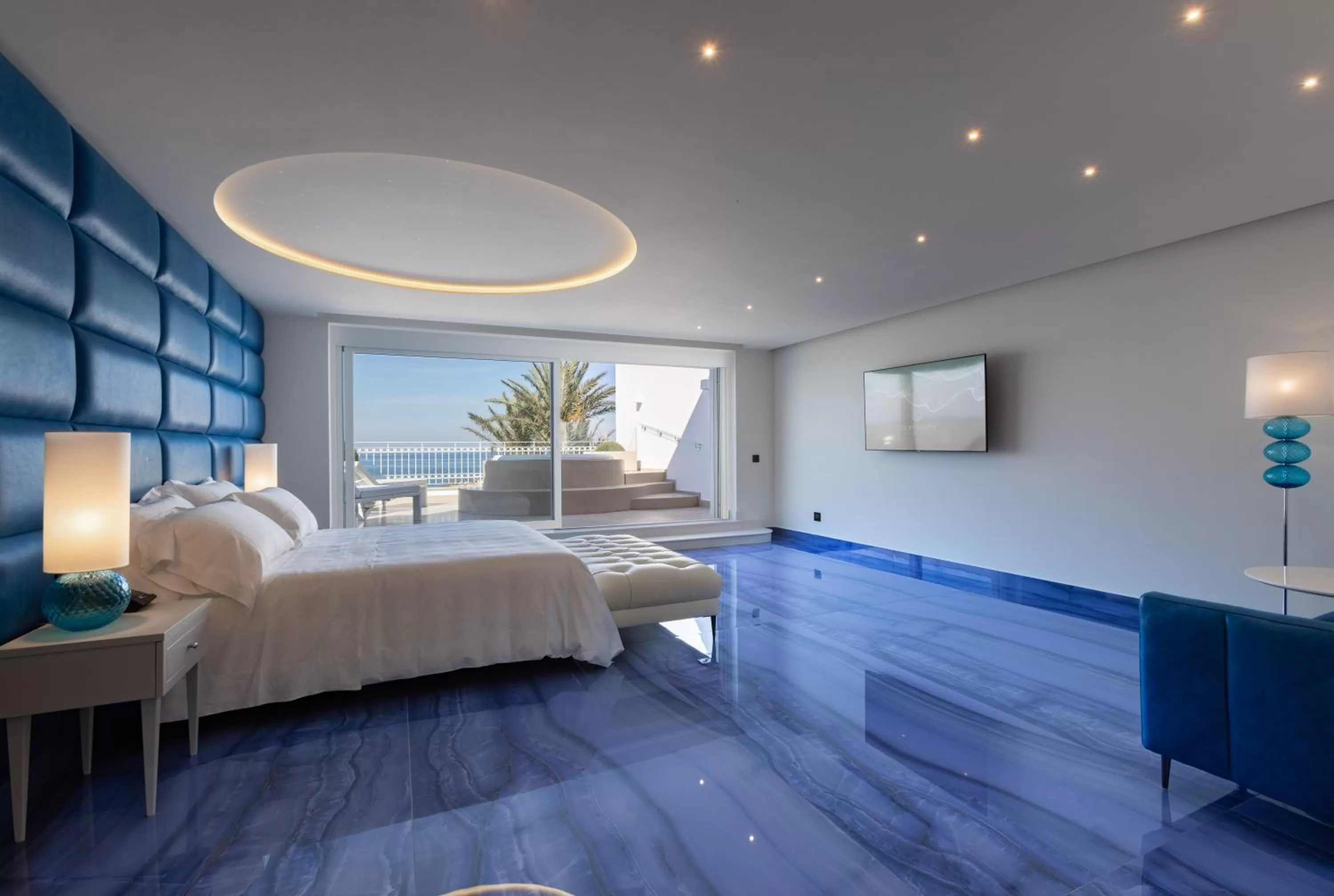 Photo of the whole room, Bed in Grotta Palazzese Beach Hotel