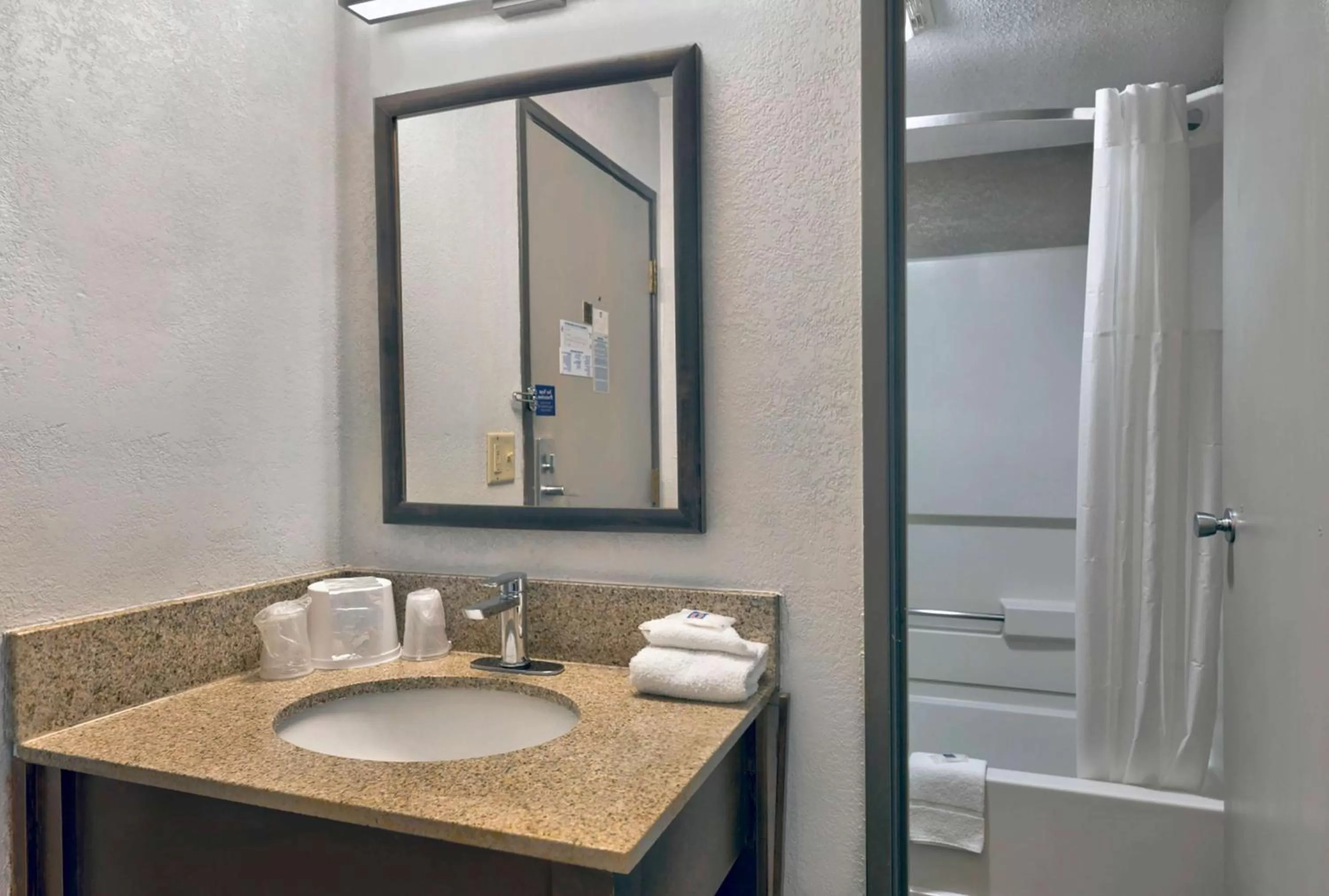 Bathroom in Motel 6-Oak Creek, WI