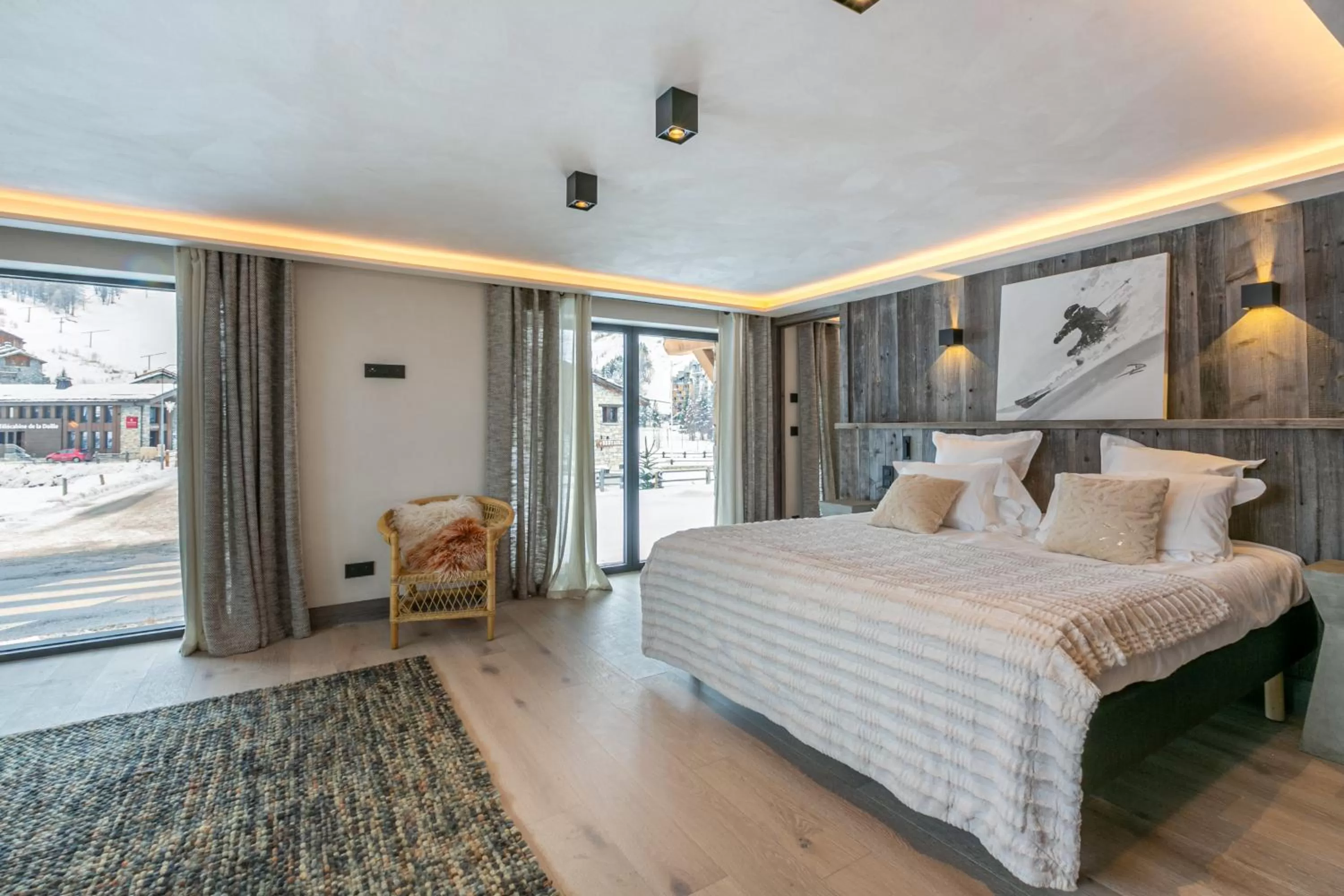 Bed in Maisons de montagne Le Samovar