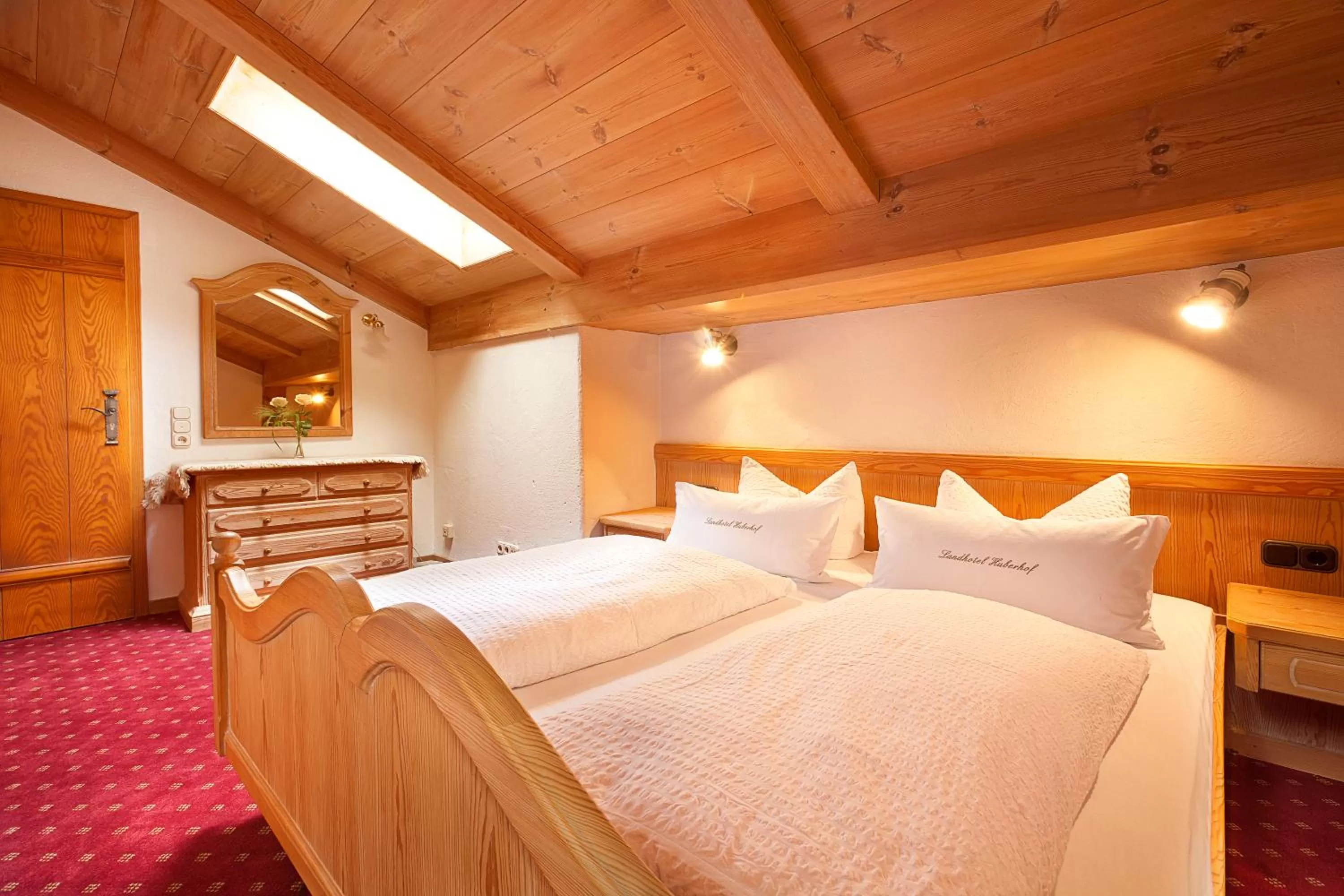 Bed in Landhotel Huberhof