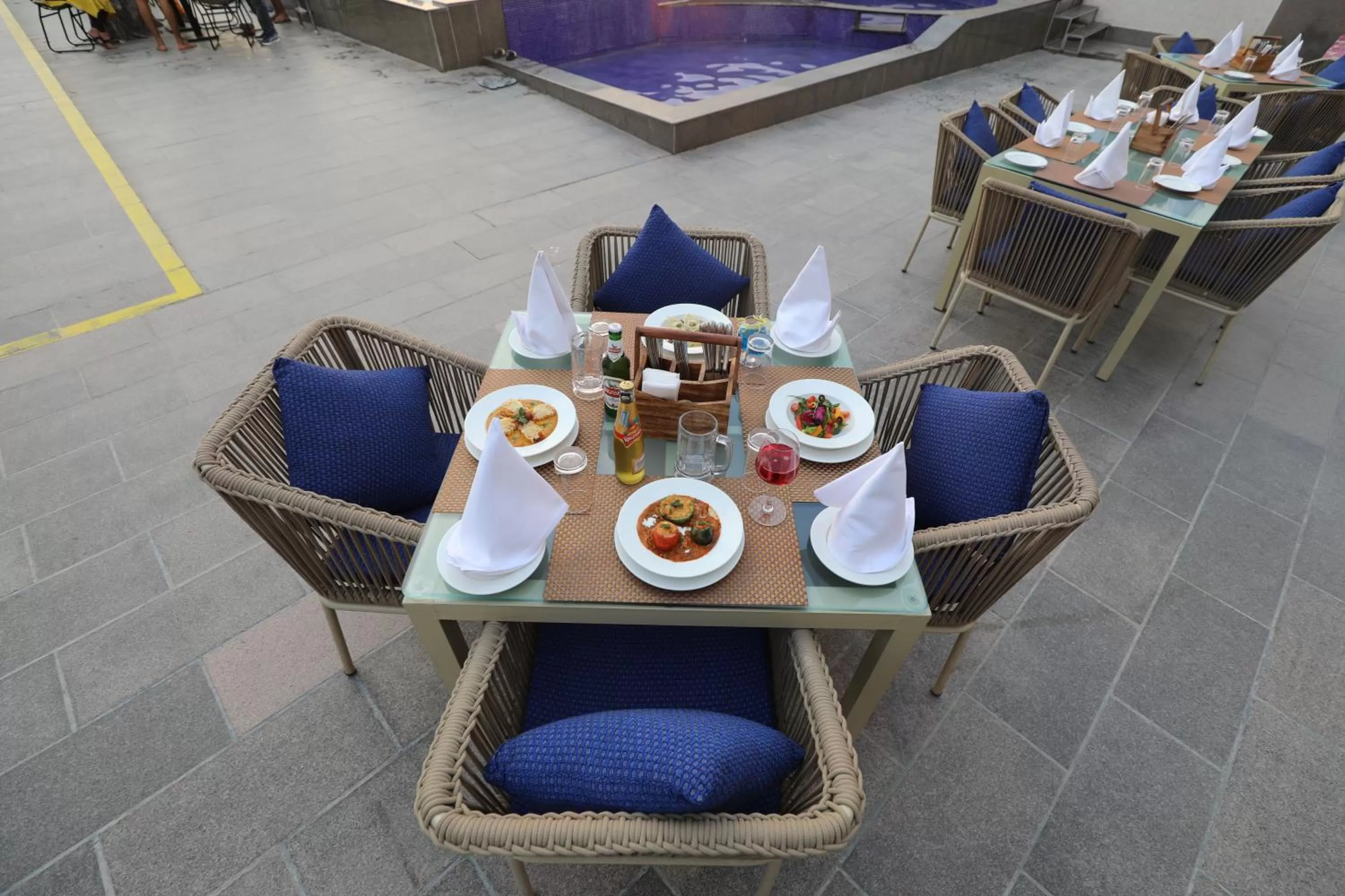 Continental breakfast in Bamboo Saa Resort & Spa - Udaipur