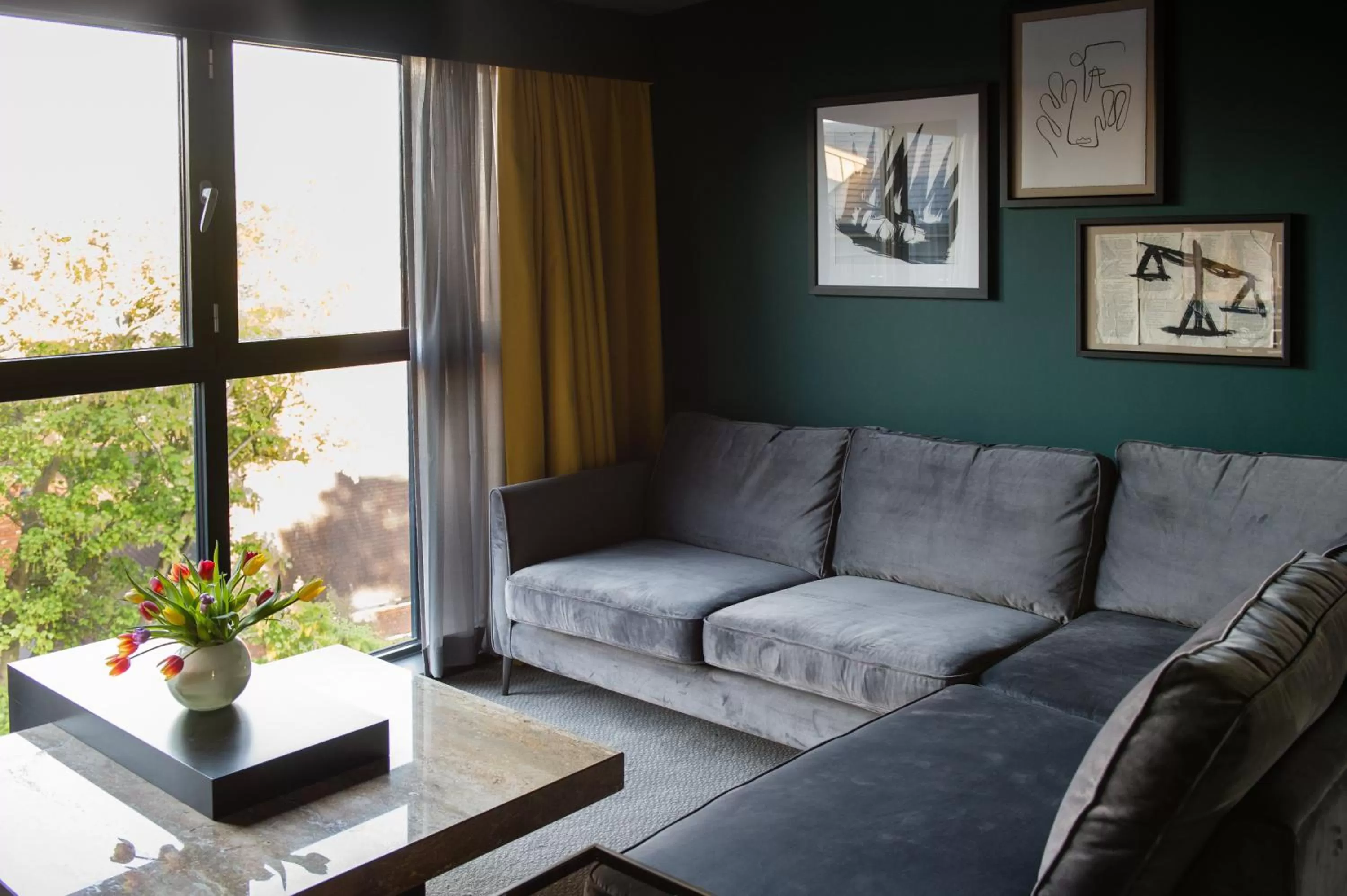 Seating area in Hotel Du Vin Stratford