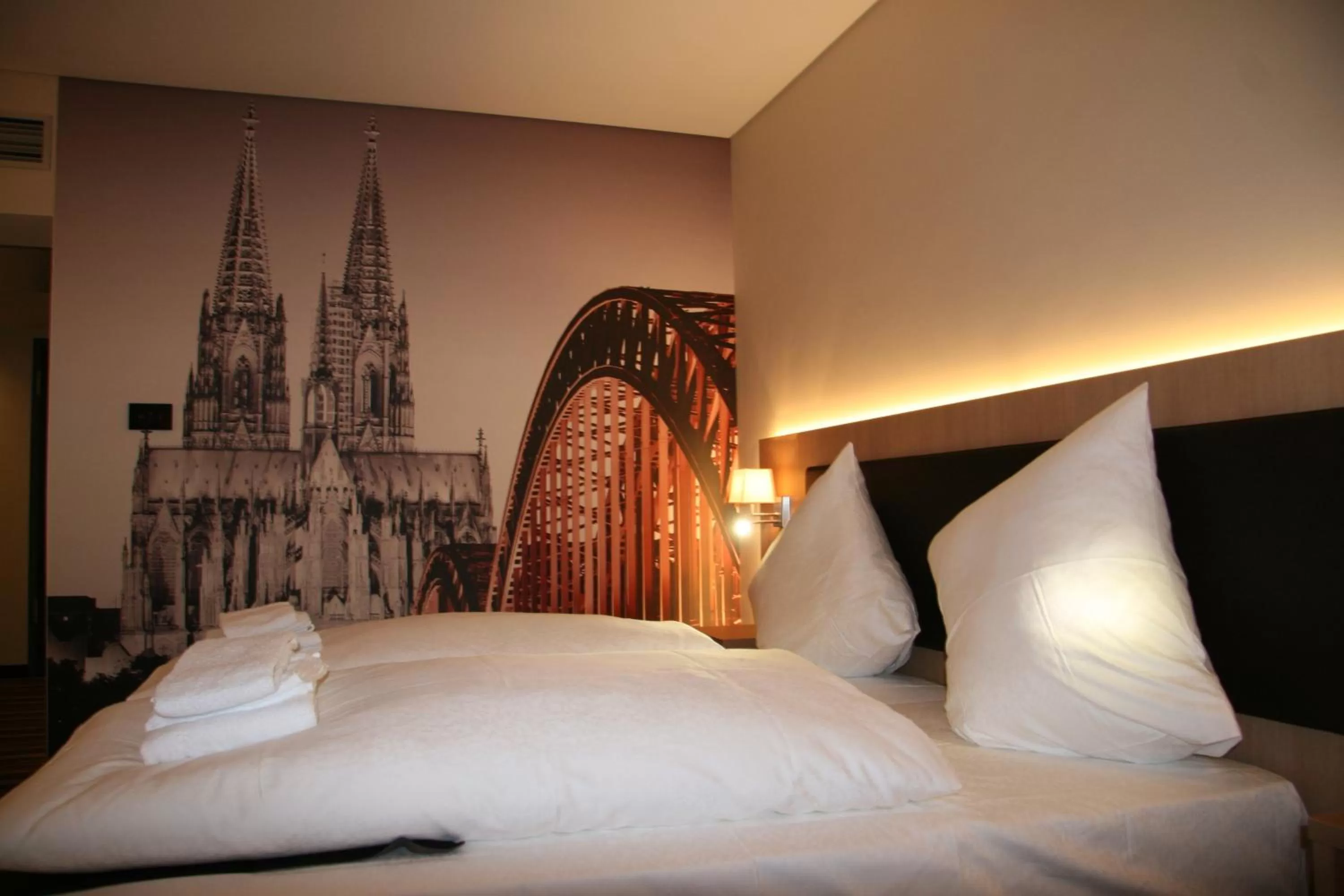 Bed in Hotel Fortune