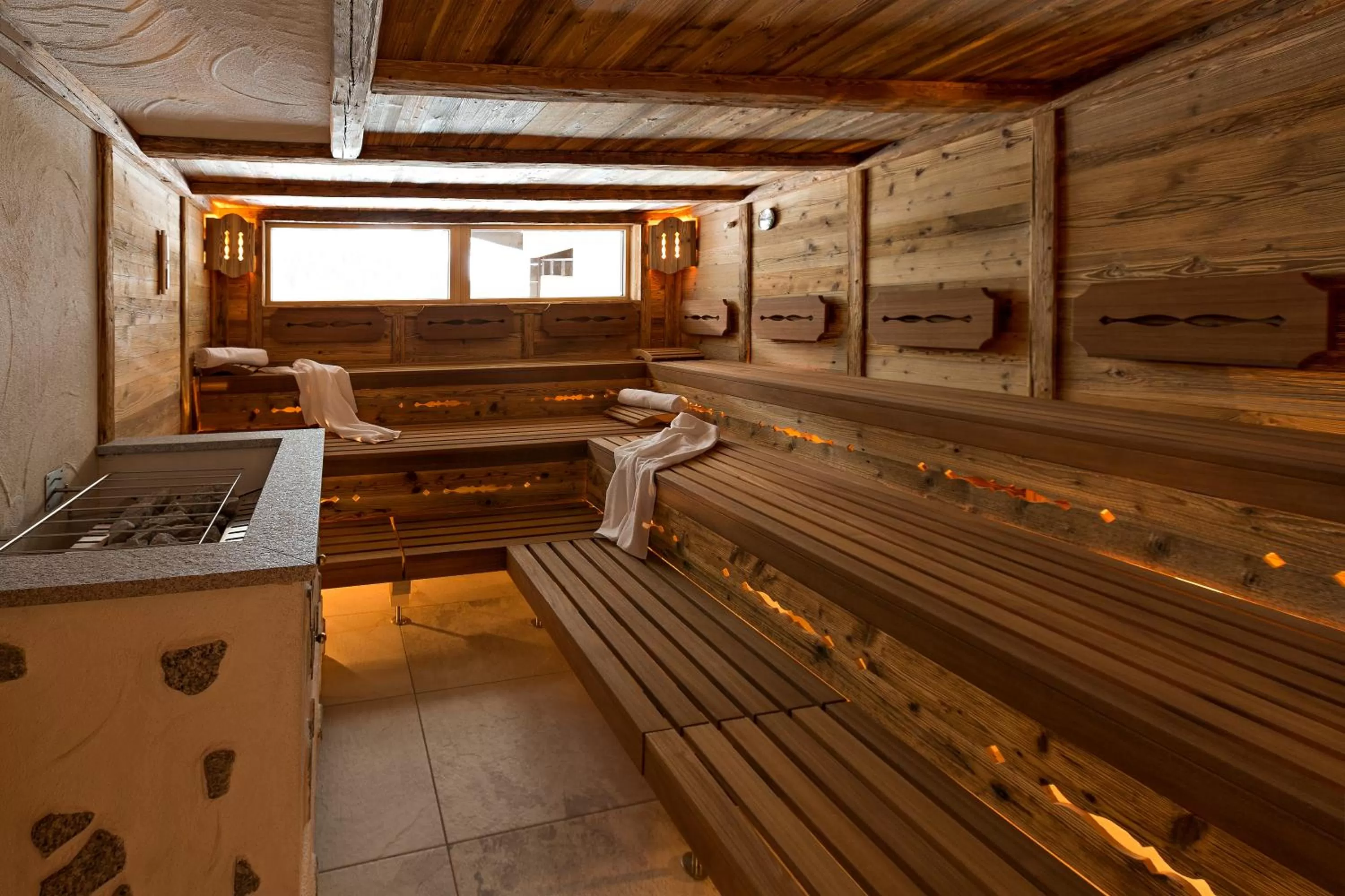 Spa and wellness centre/facilities in Aparthotel Kleinwalsertal