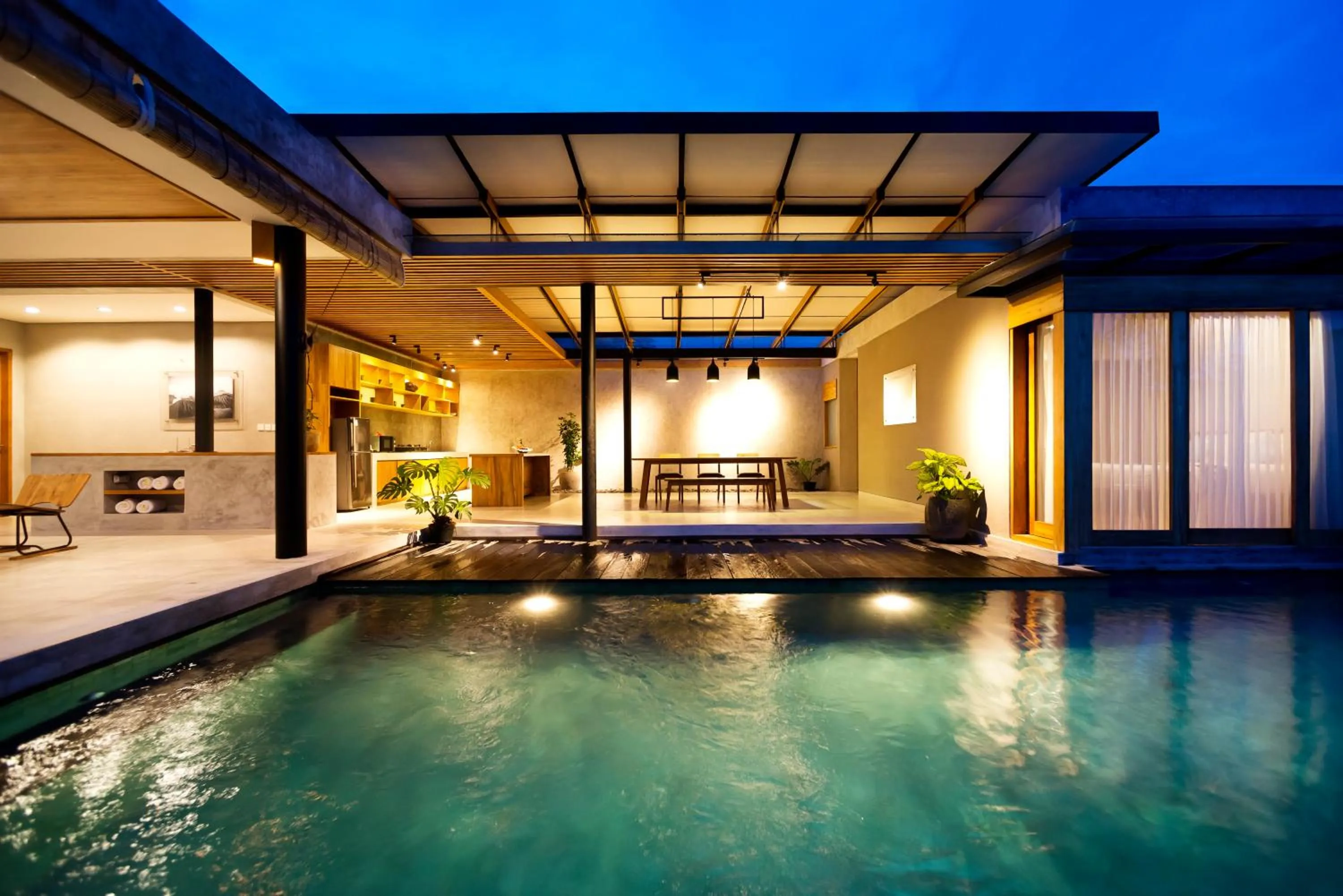 Swimming pool in Sativa Villas Ubud with Private Pool