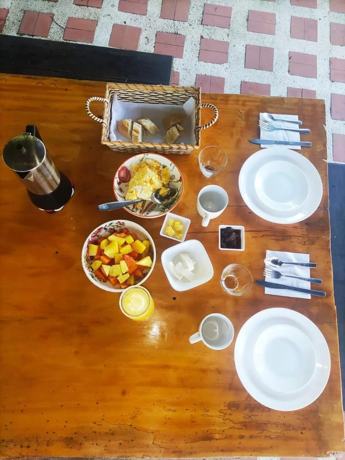 Breakfast in Finca Campestre La Adelita B&B