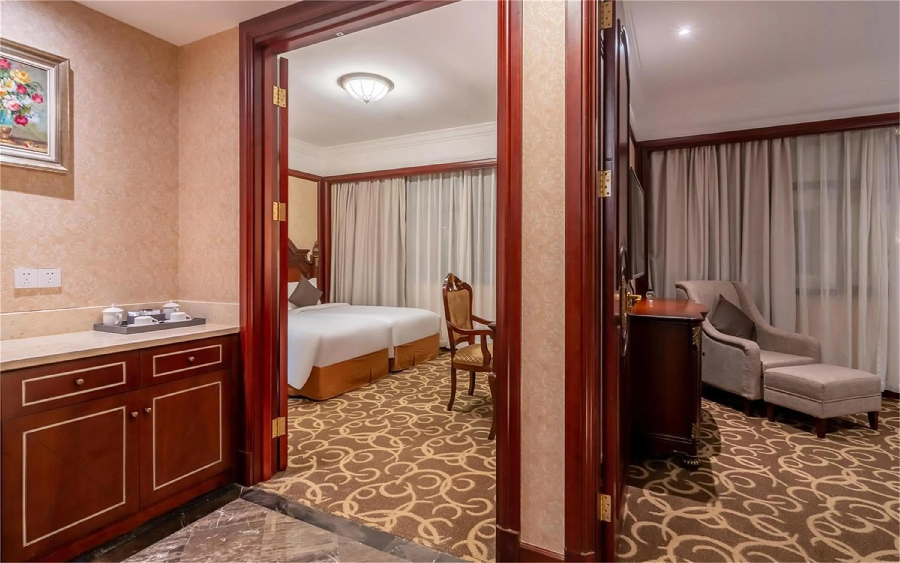 Bedroom, Bed in Wyndham Shanghai Hongqiao-Near NECC