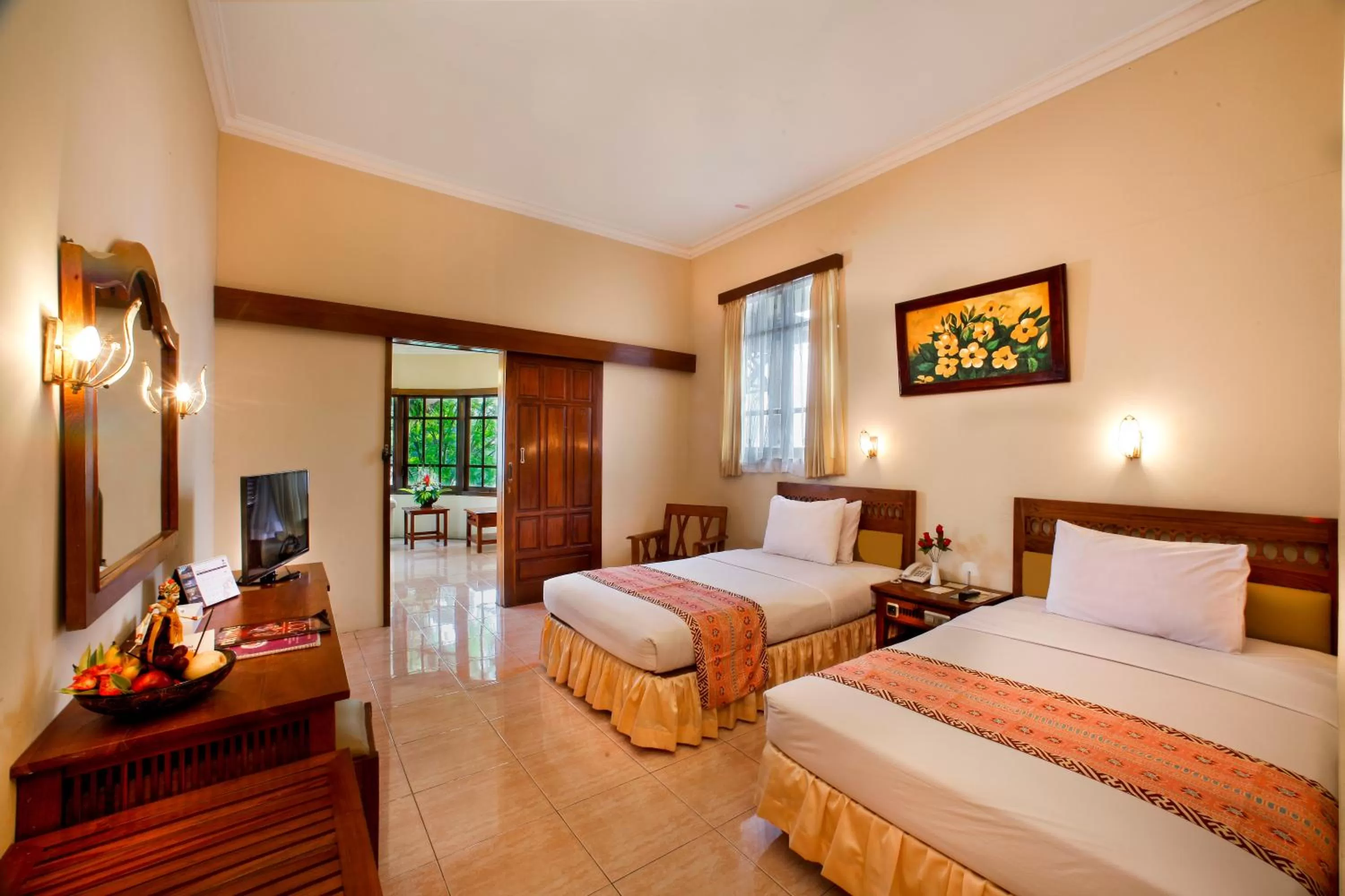 Bed in Inna Tretes Hotel & Resort