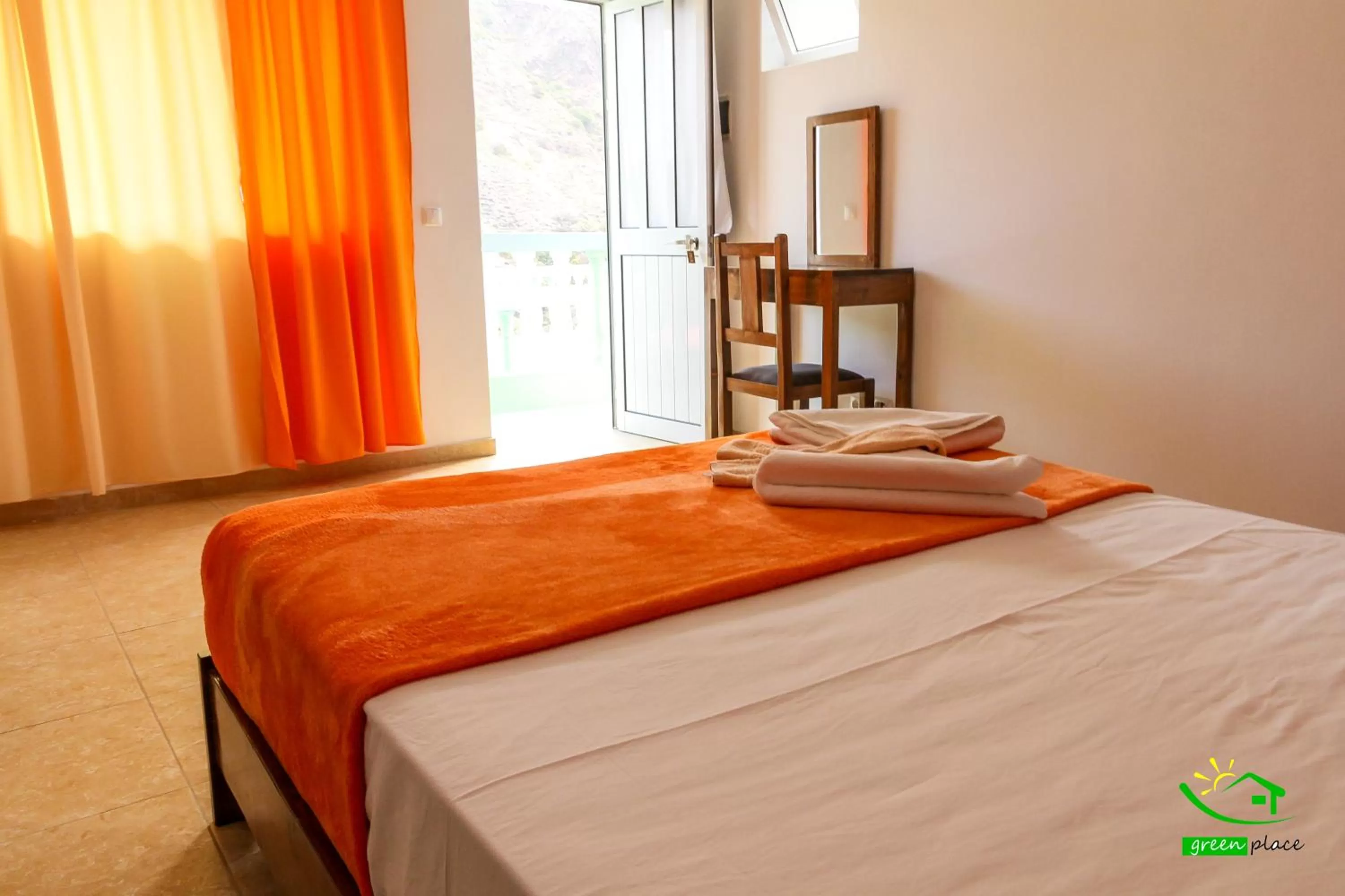 Bed in Pousada Green Place