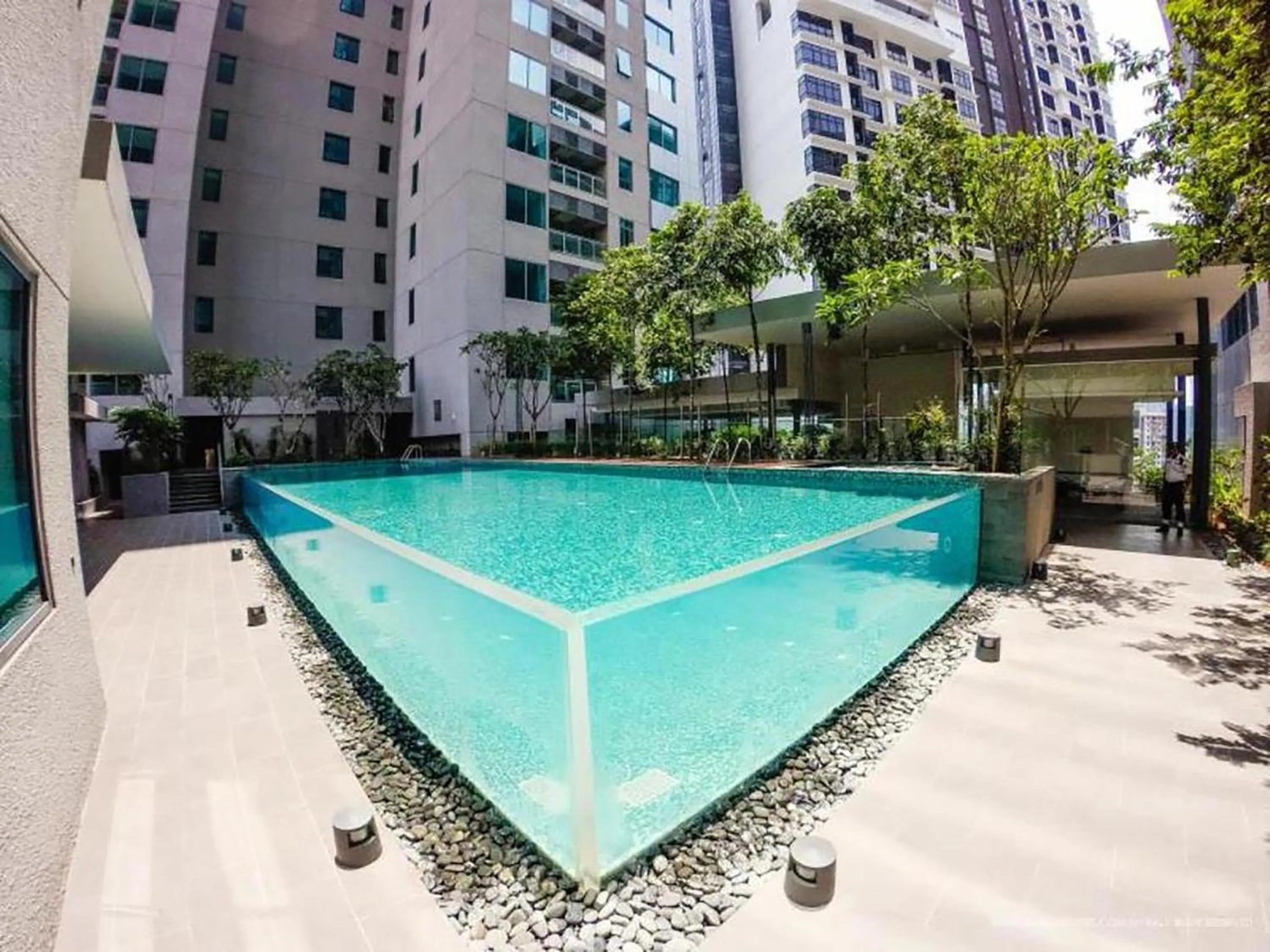 Swimming pool in Amethyst Dorm KLCC