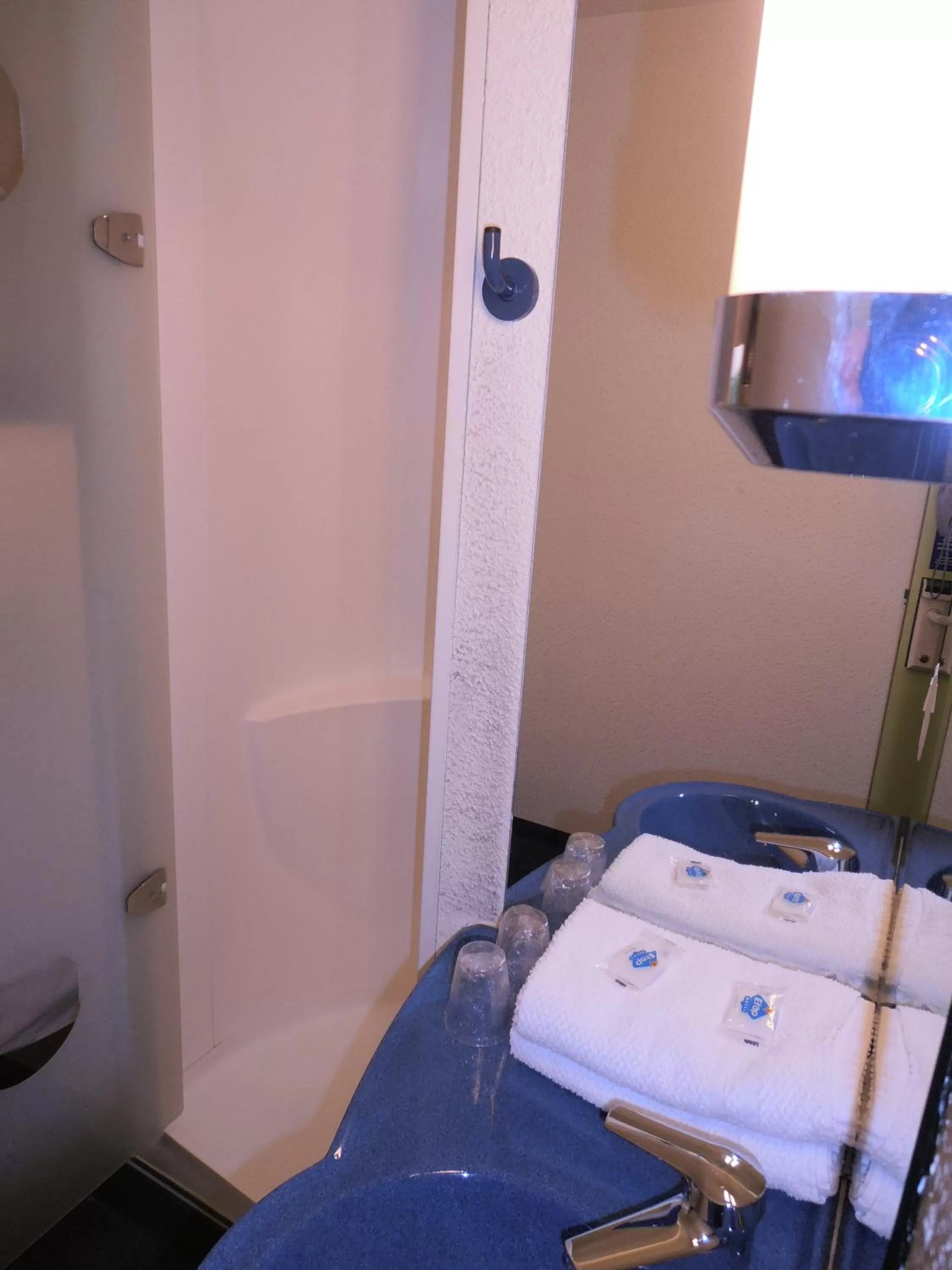 Bathroom, Bed in ibis budget Meung sur Loire