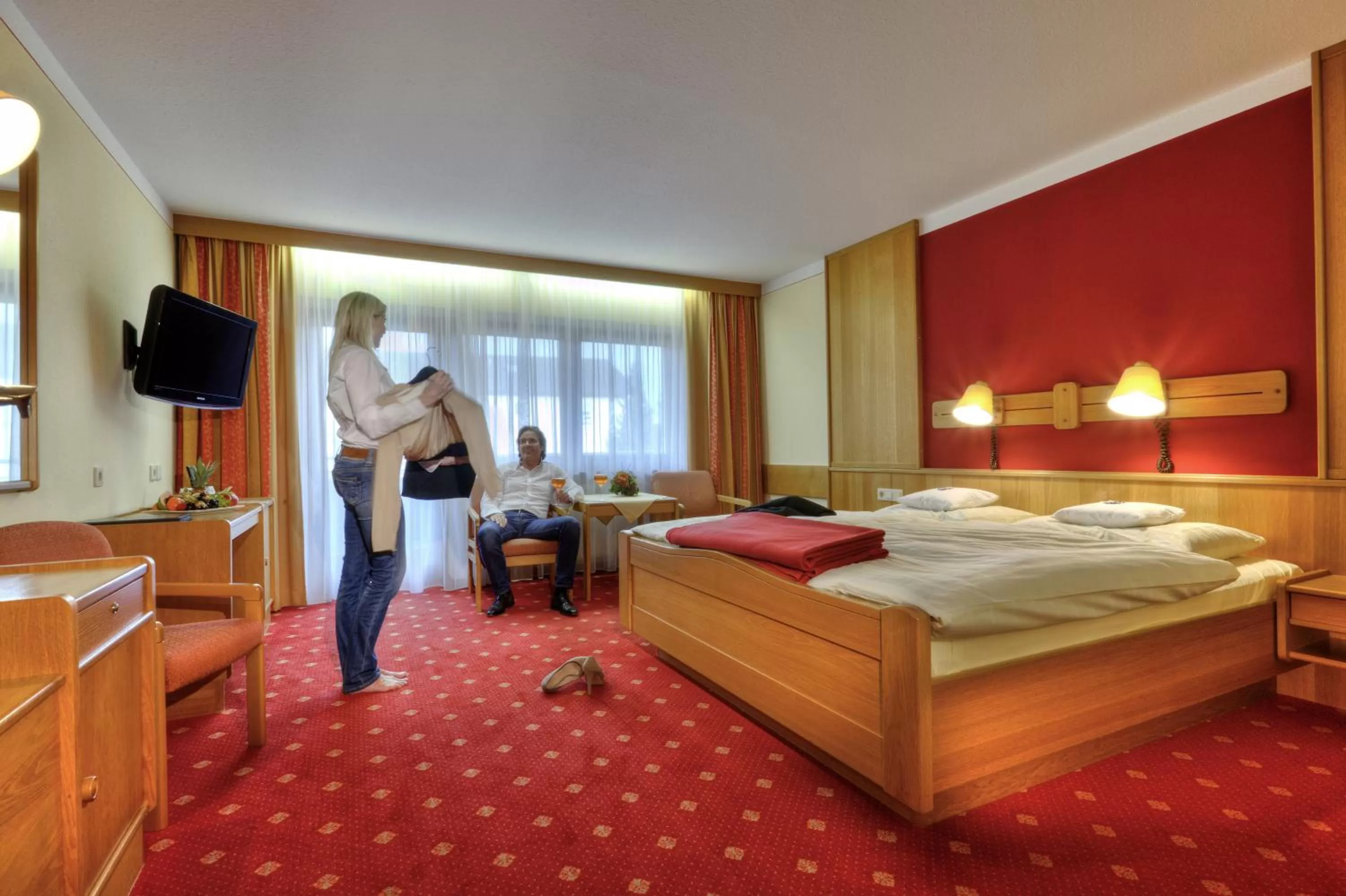 Bedroom, Bed in Thermalhotel Gass