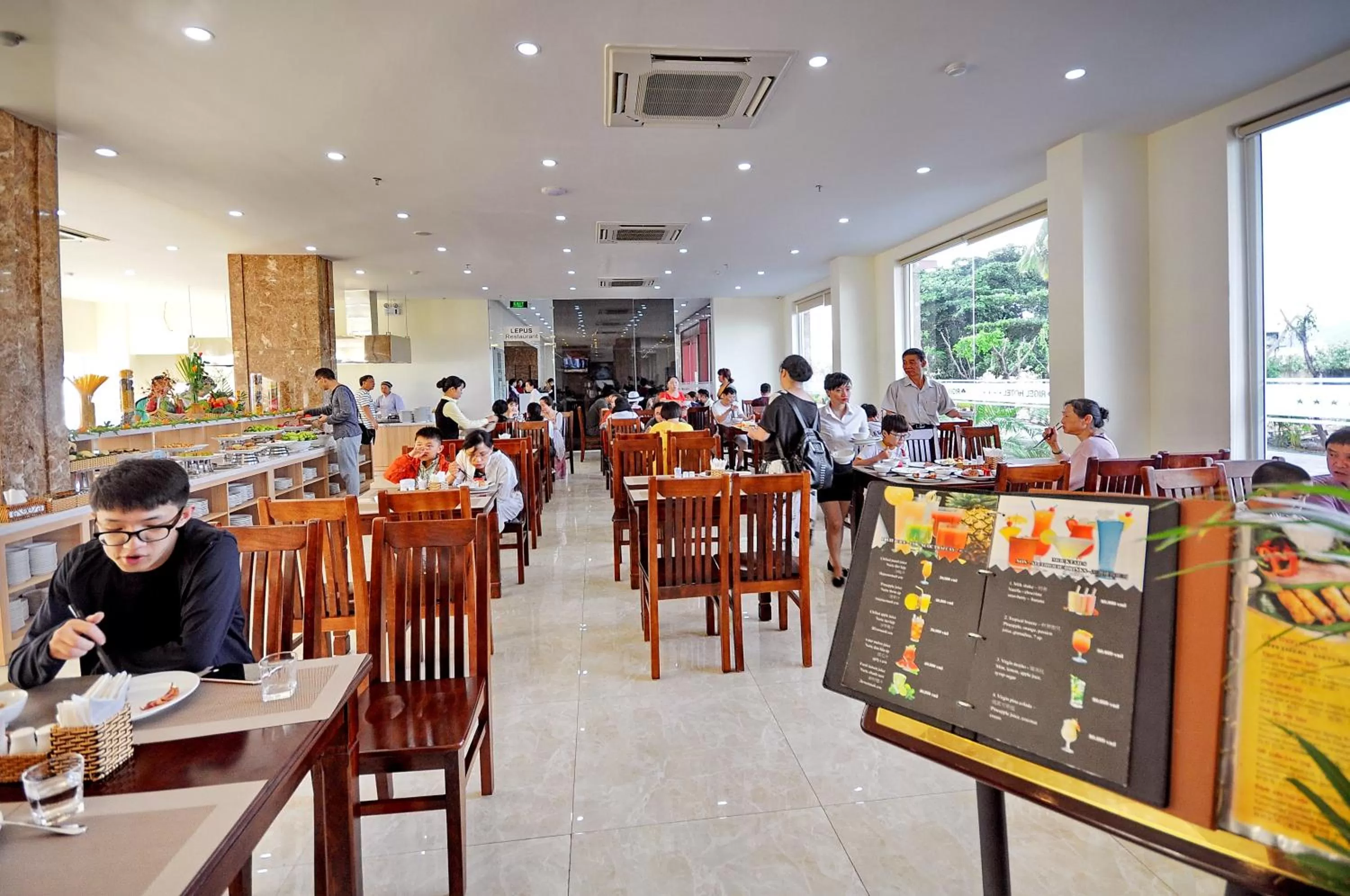 Breakfast in Rigel Hotel