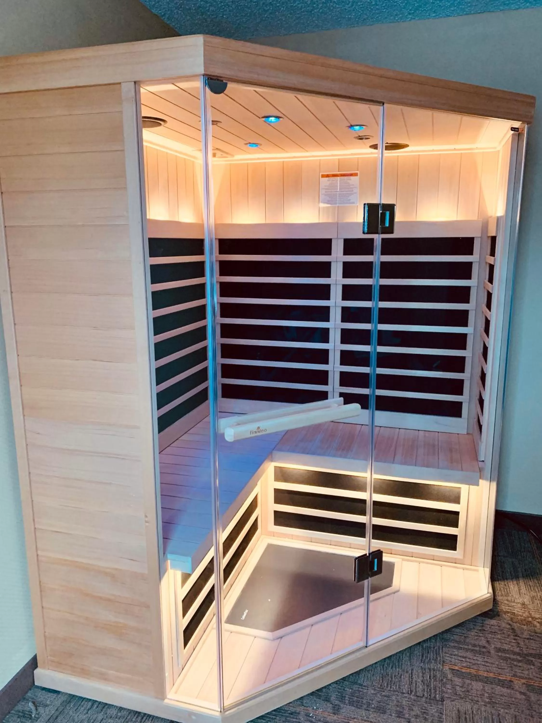 Sauna in Bison Plains Lodge