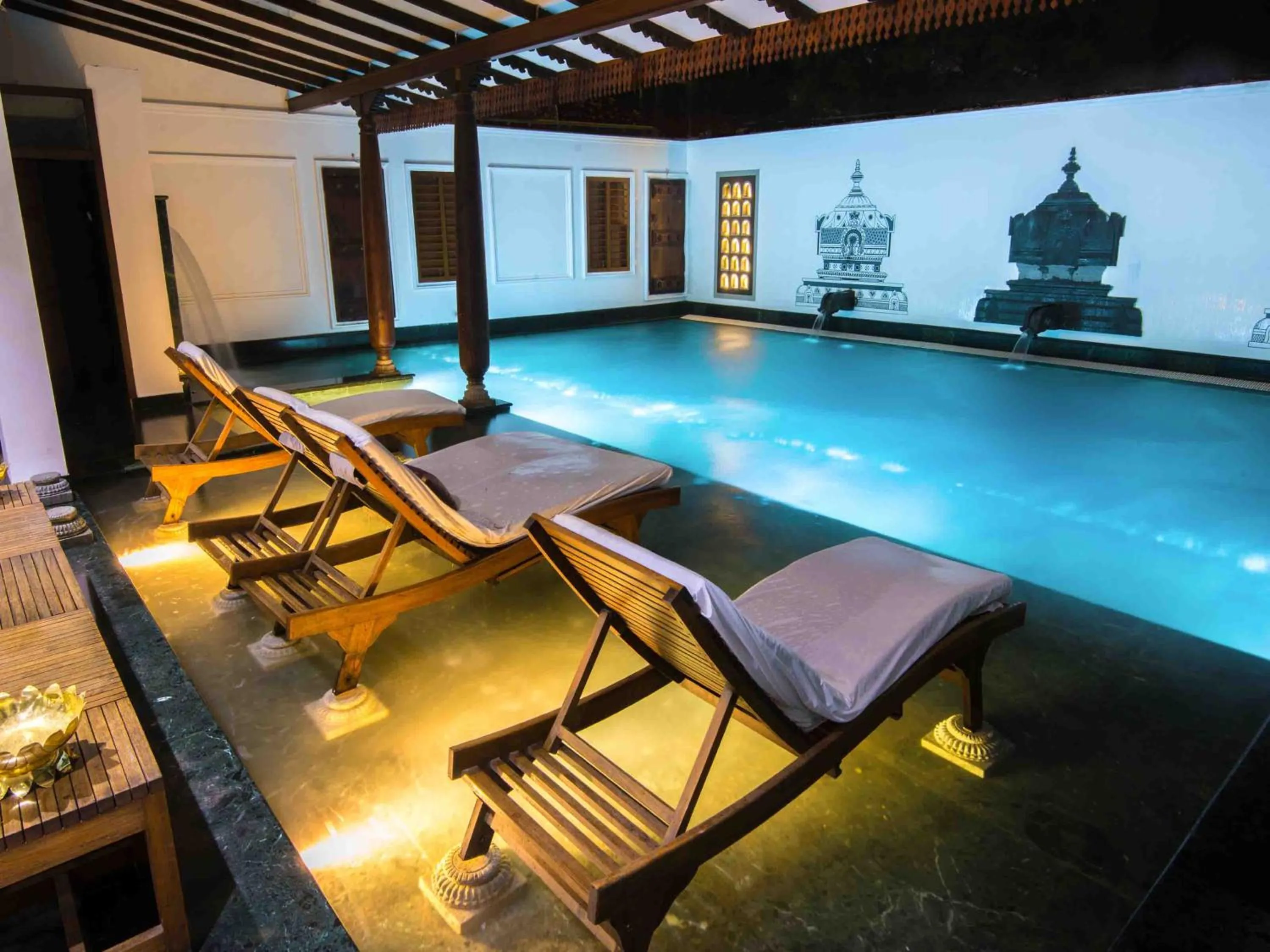 Swimming pool in Svatma - A Luxury Heritage Resort