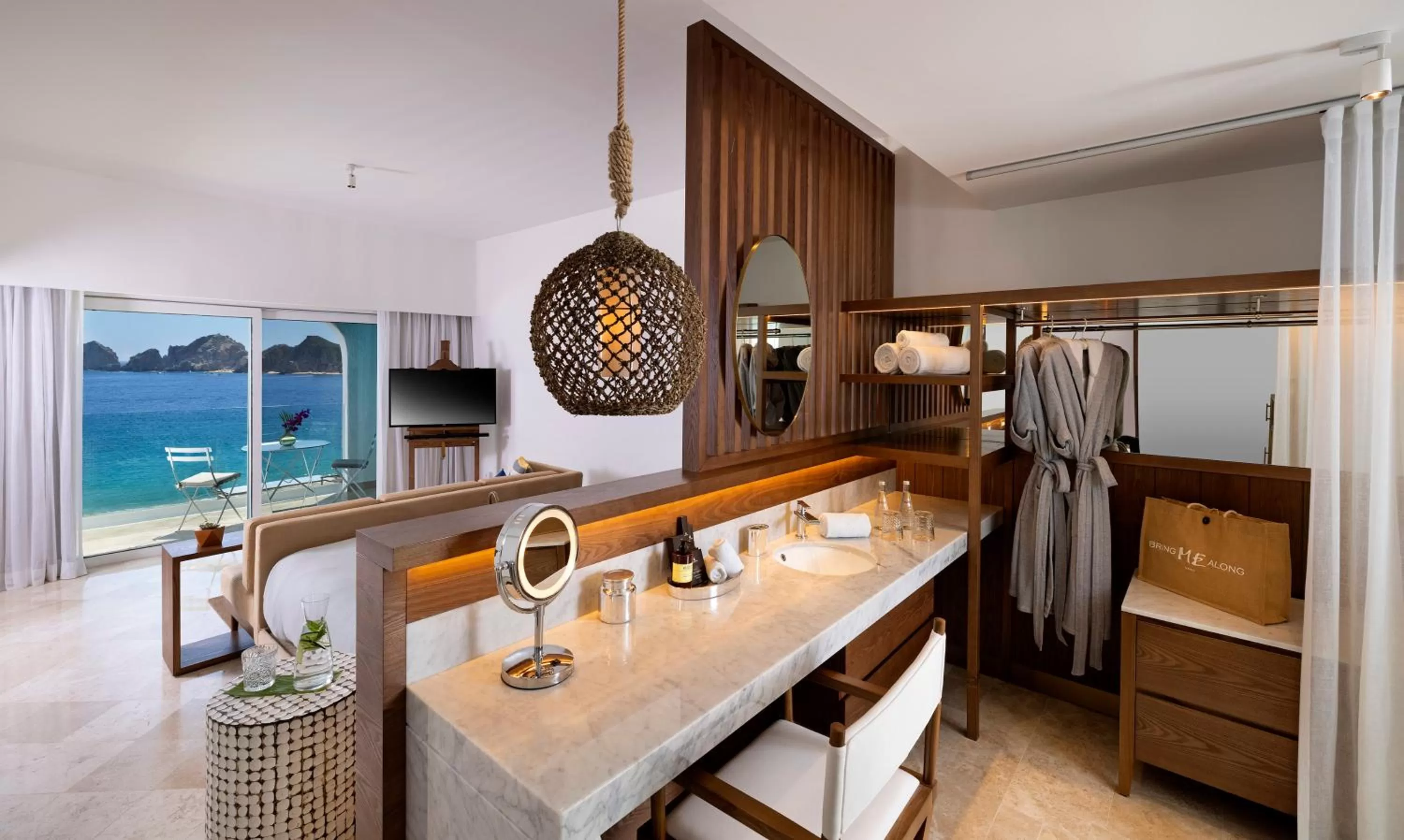 Bathroom in ME Cabo by Meliá