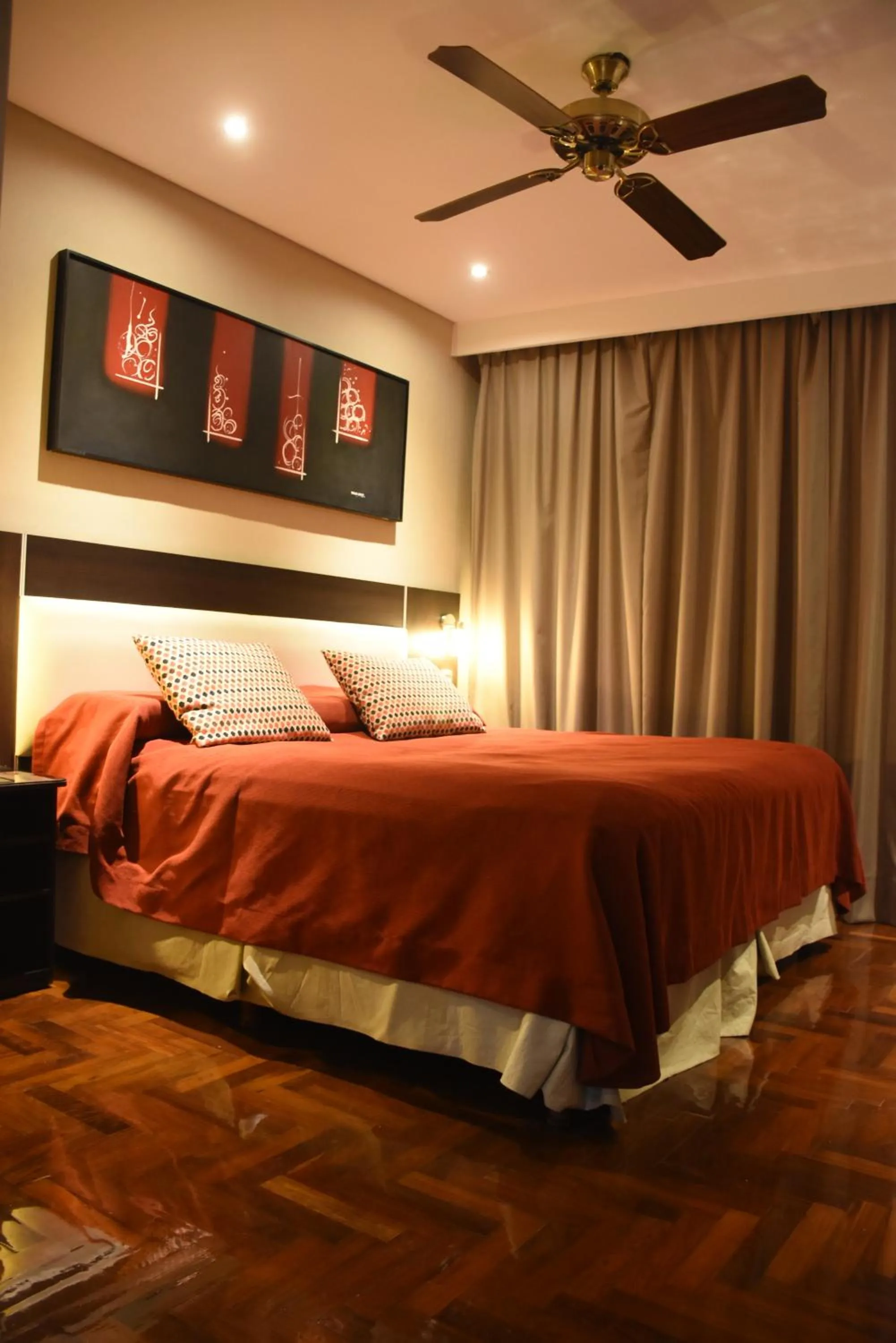 Bed in Hotel Viñas del Sol