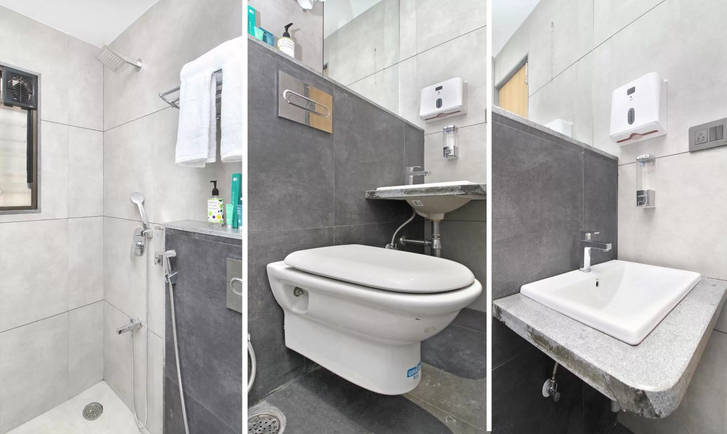 Toilet in Treebo City Inn, Satara