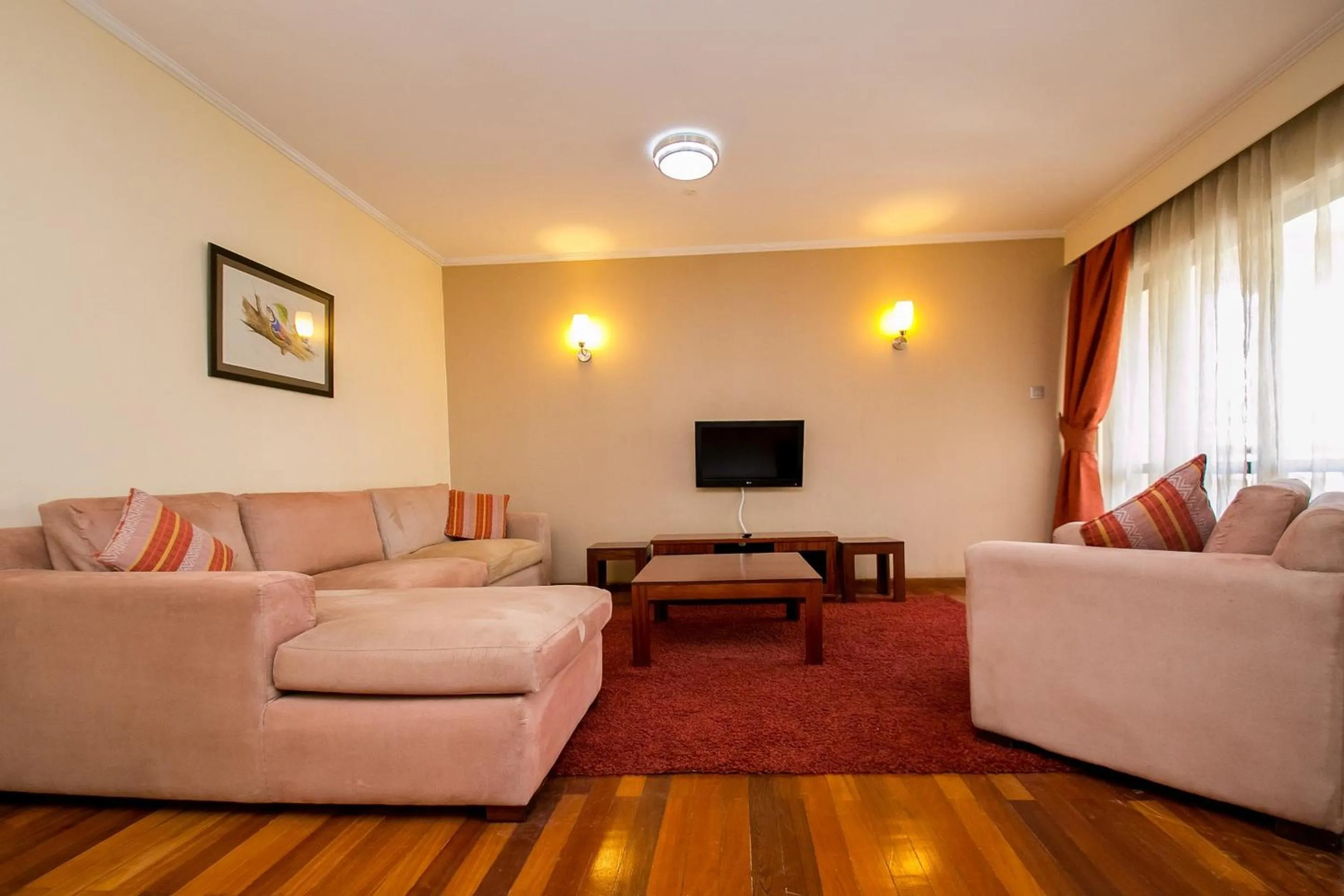 Living room in Waridi Paradise Hotel and Suites