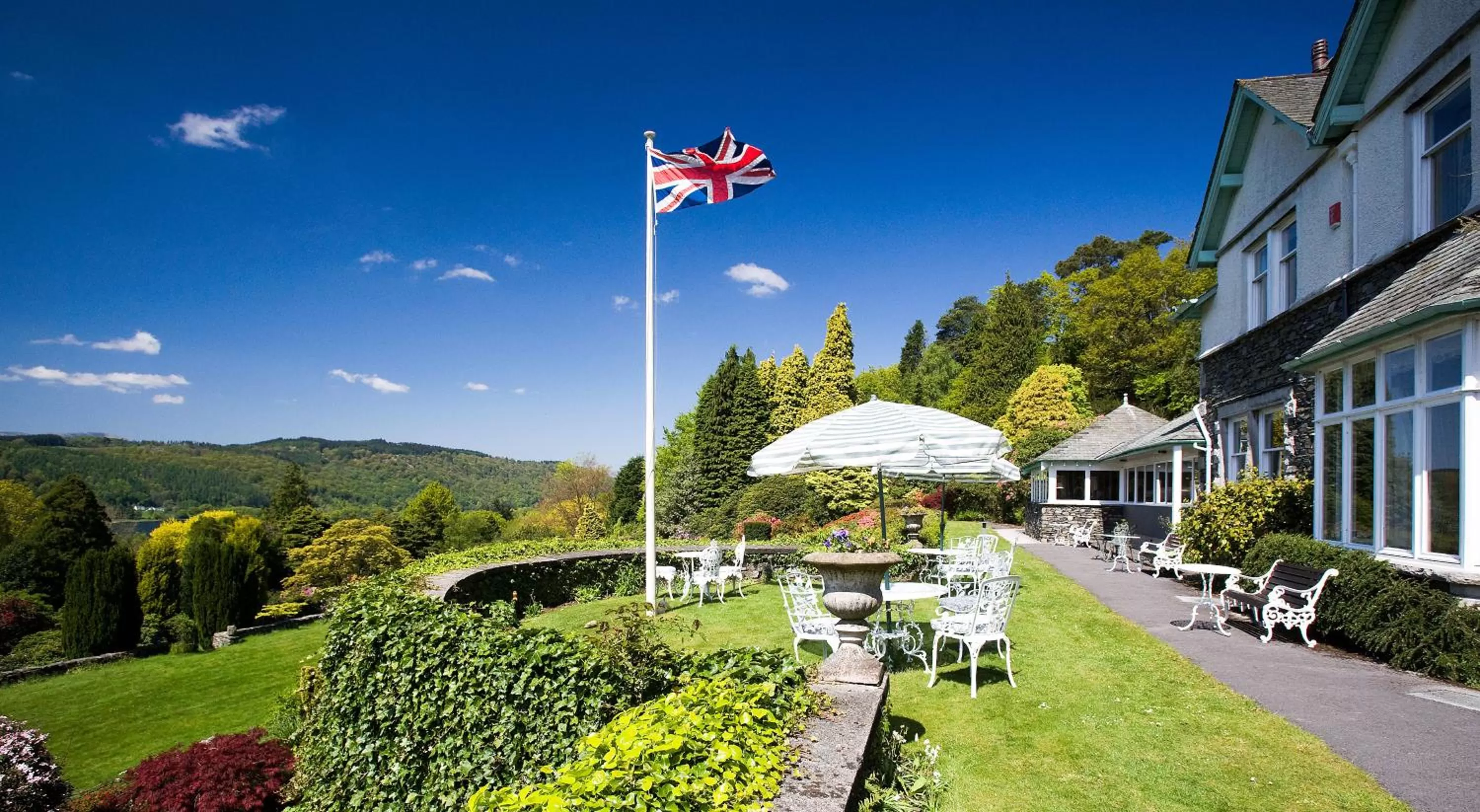 Balcony/Terrace in Lindeth Fell Country House