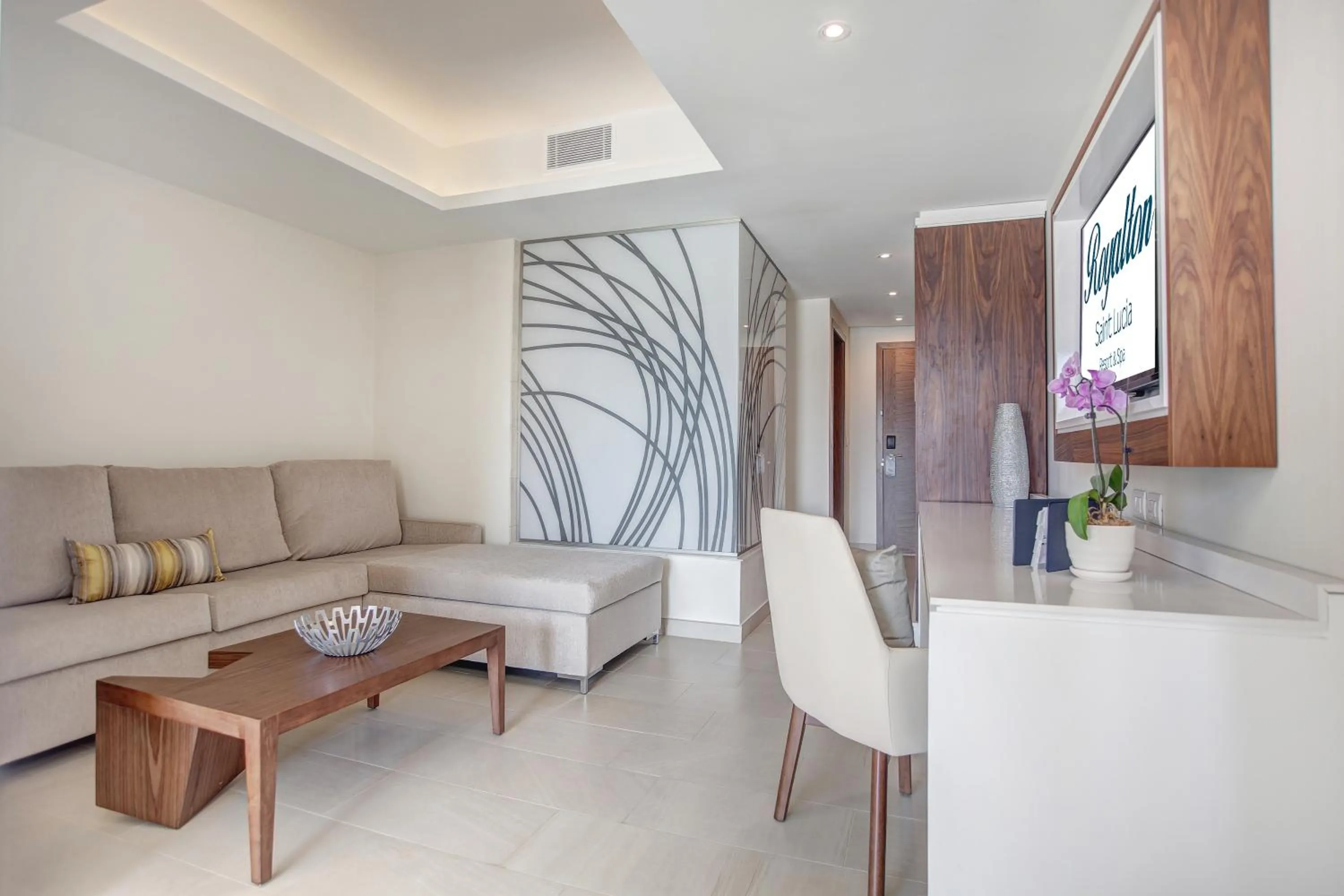 Living room in Royalton Saint Lucia, An Autograph Collection All-Inclusive Resort