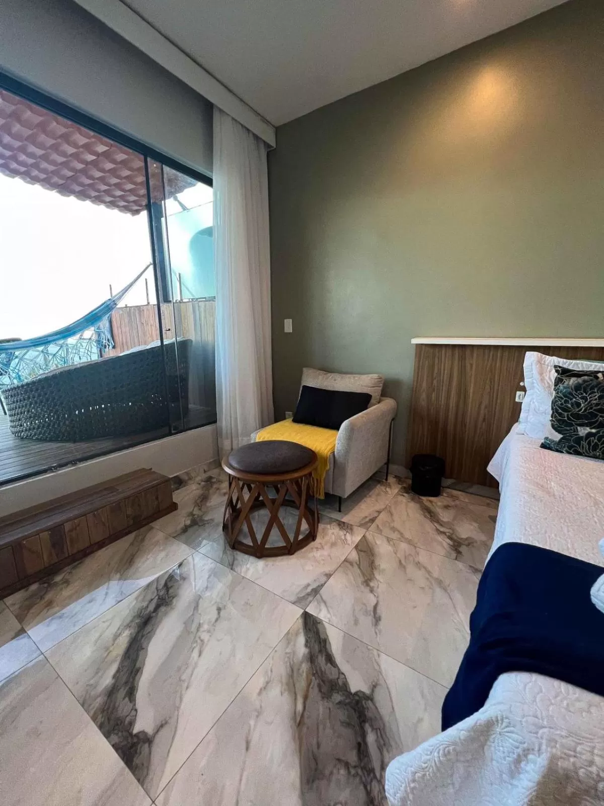 Bed in Pousada e Restaurante Vista Turquesa