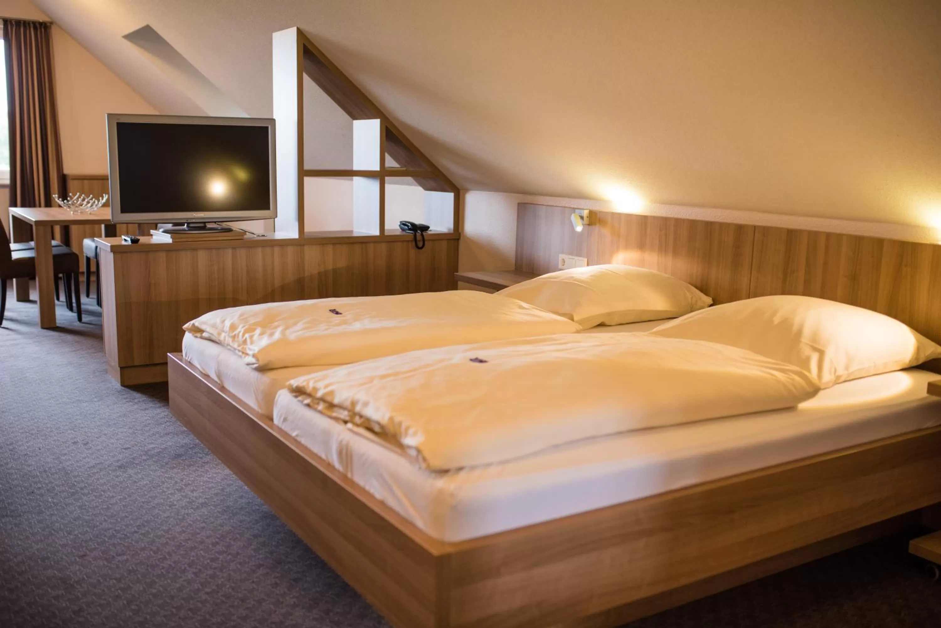 Bed in Hotel Heilemann