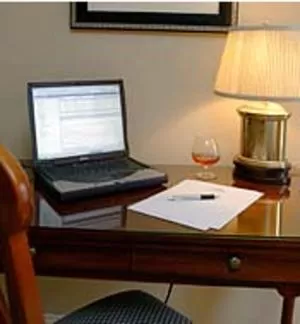 Seating area in Lambertville House