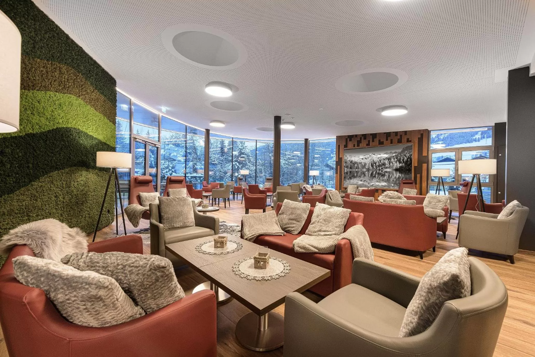 Lounge or bar in Johannesbad Hotel Palace - Kinder bis 11 kostenfrei bis Dez