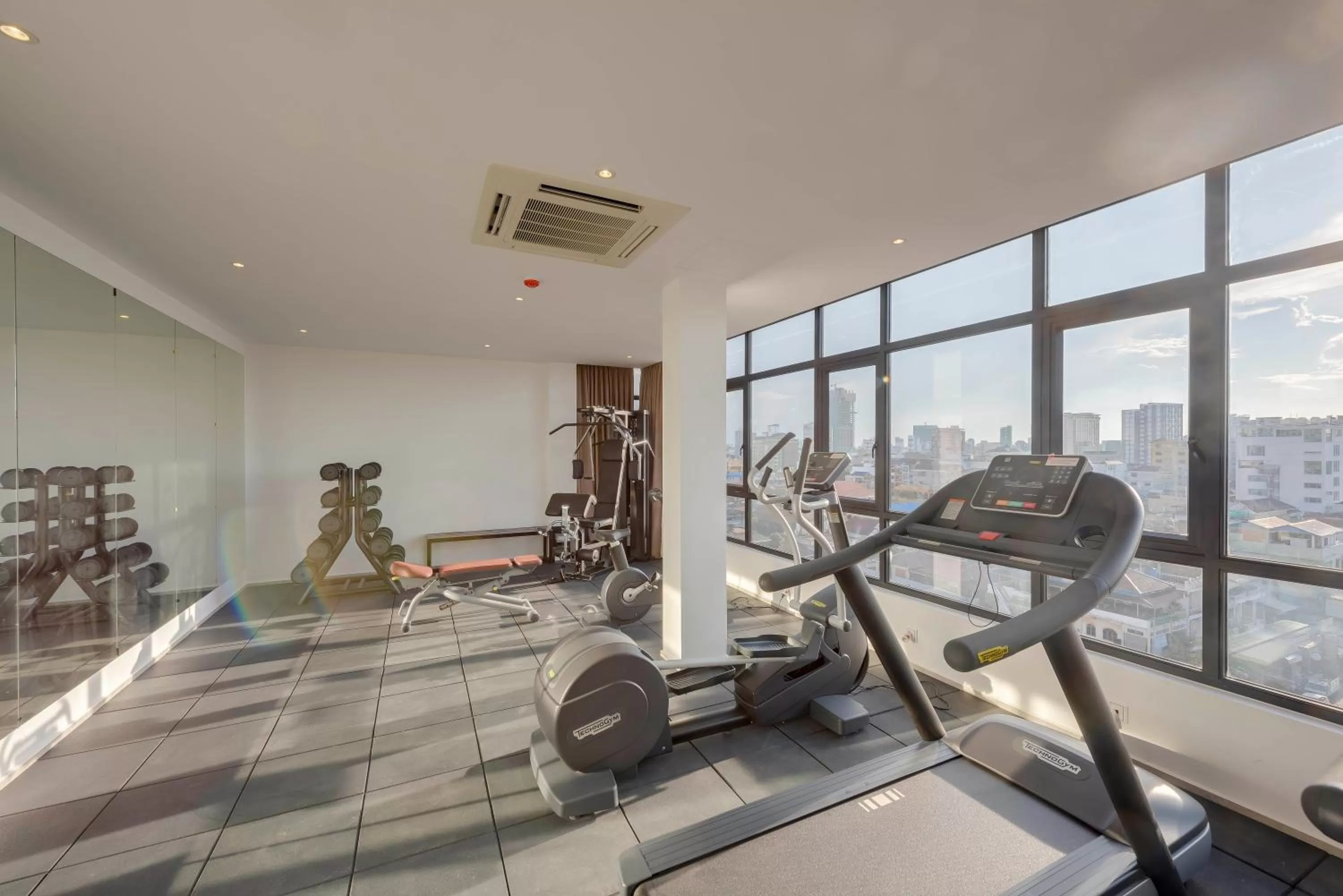 Fitness centre/facilities in Residence 105 Hotel and Apartment