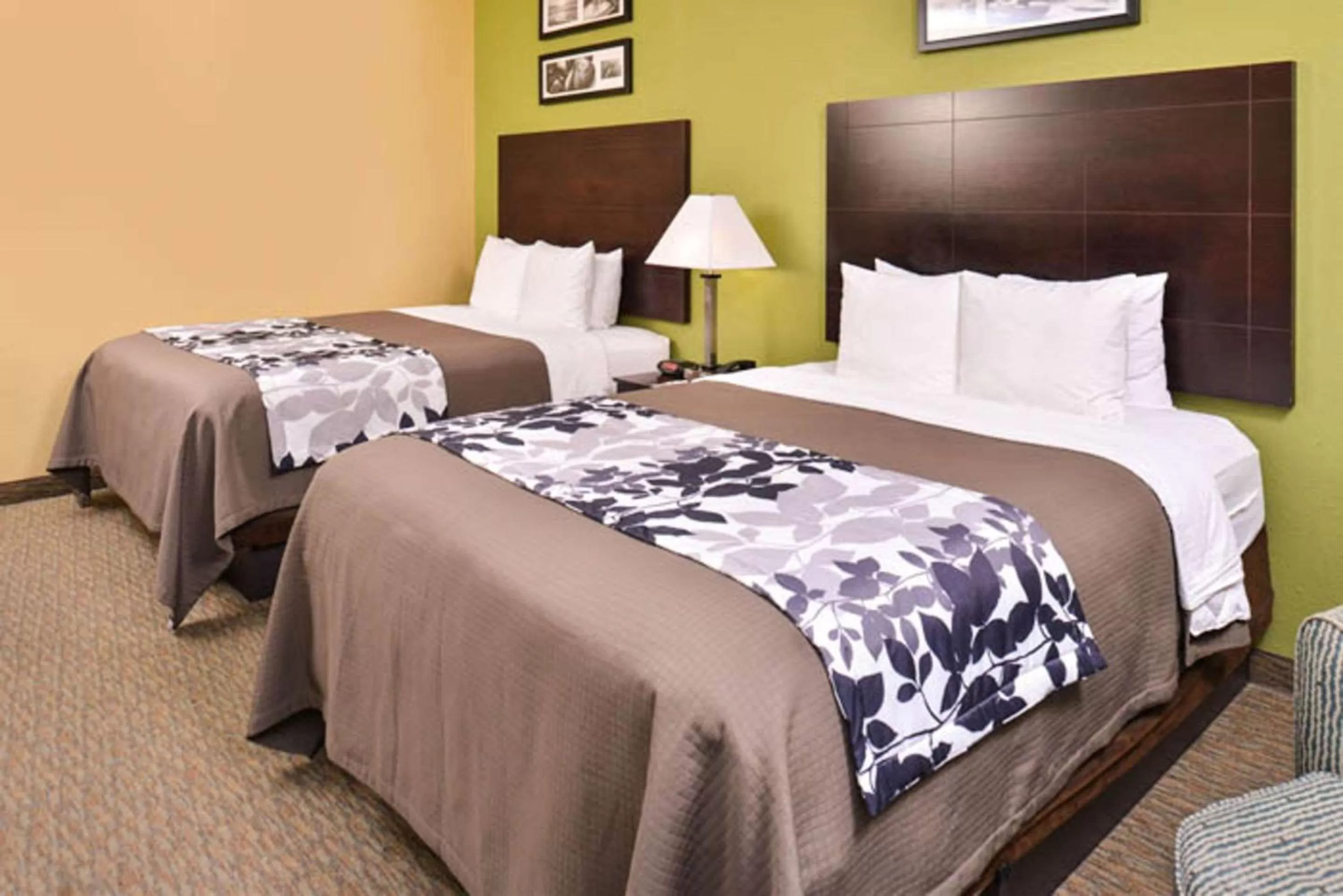 Photo of the whole room, Bed in Sleep Inn and Suites Downtown Houston