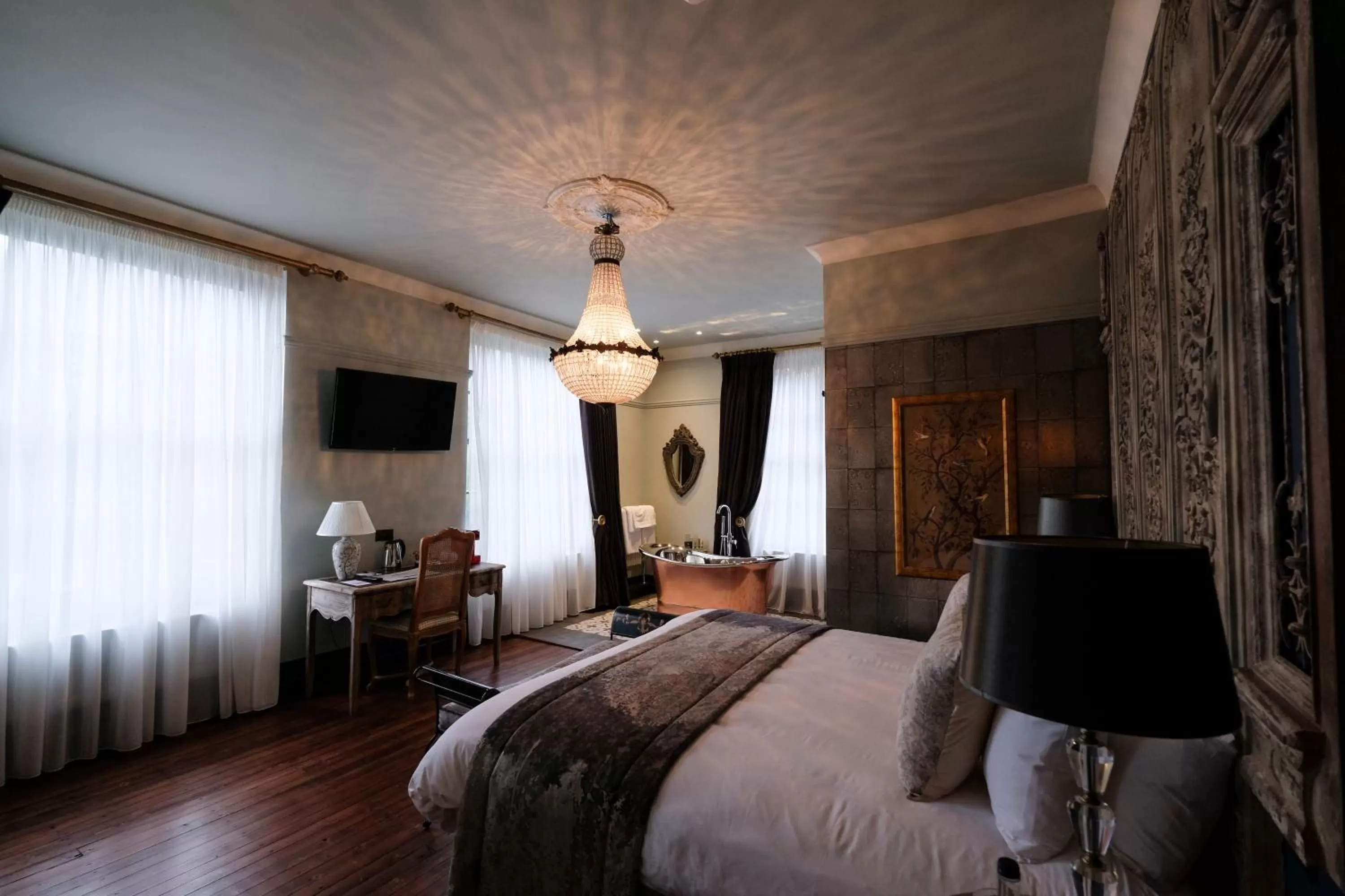 Bed in Bowburn Hall Hotel