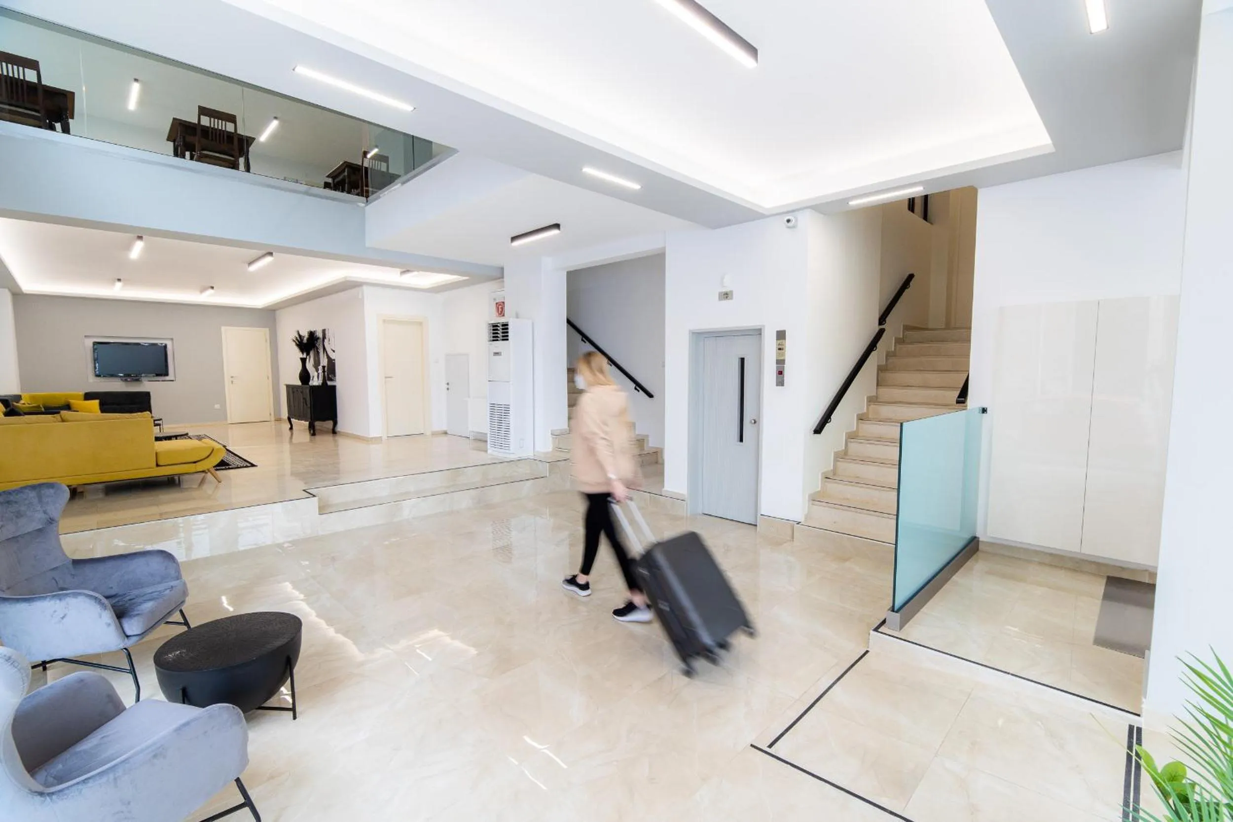 Lobby or reception in Hotel Philippos