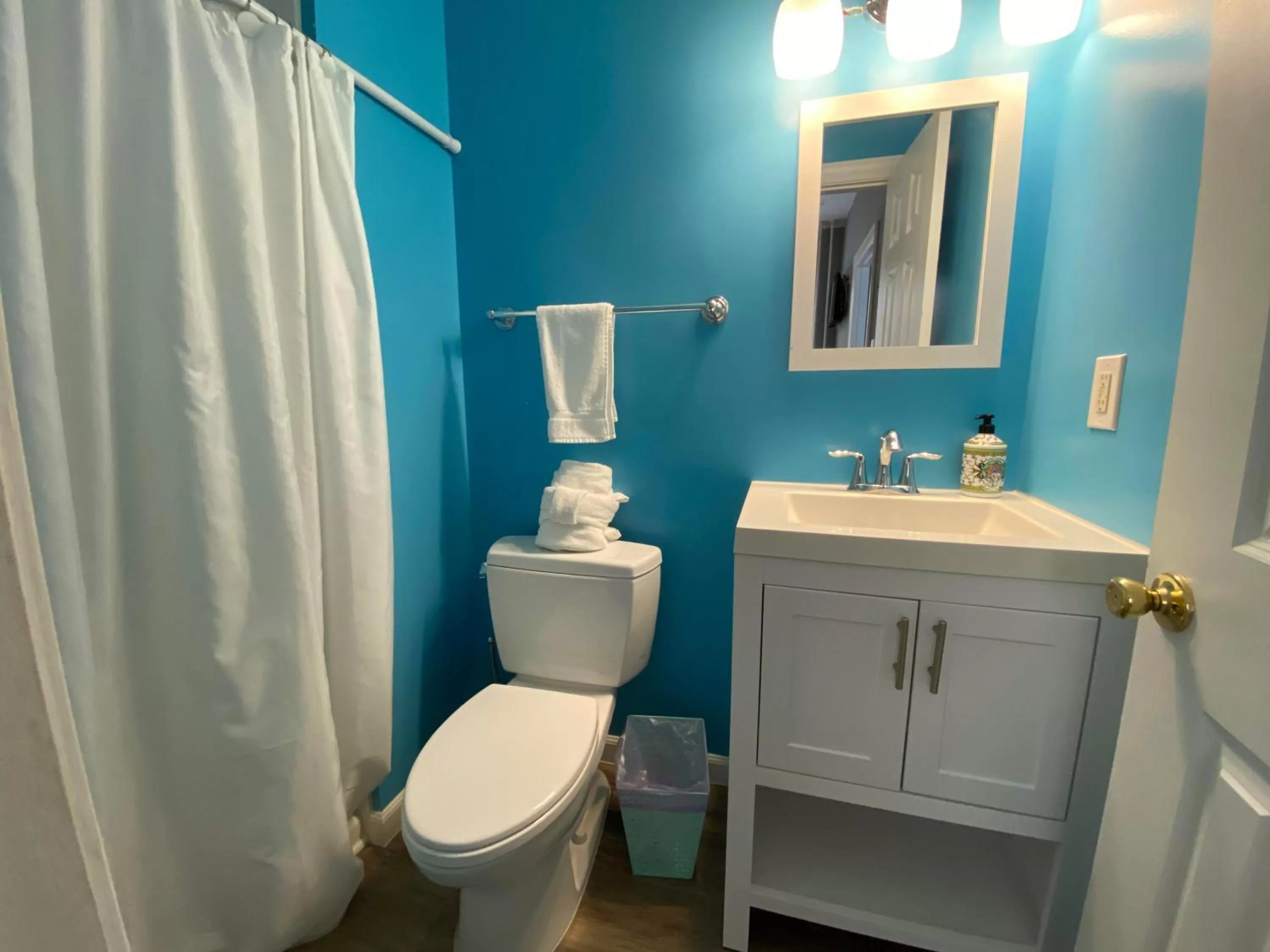 Shower, Bathroom in Atlantic House Bed & Breakfast