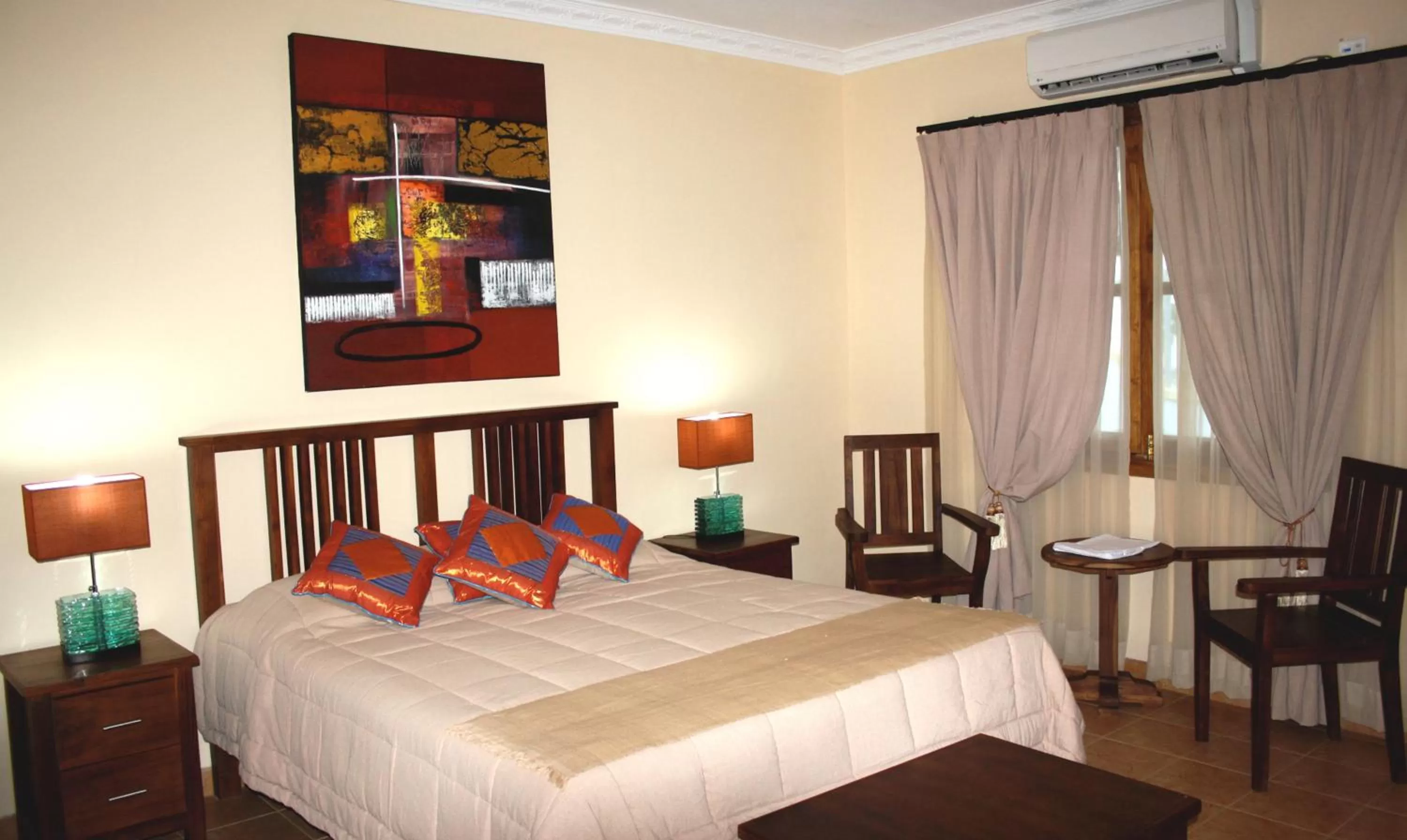 Decorative detail, Bed in Malinamoc Paradise