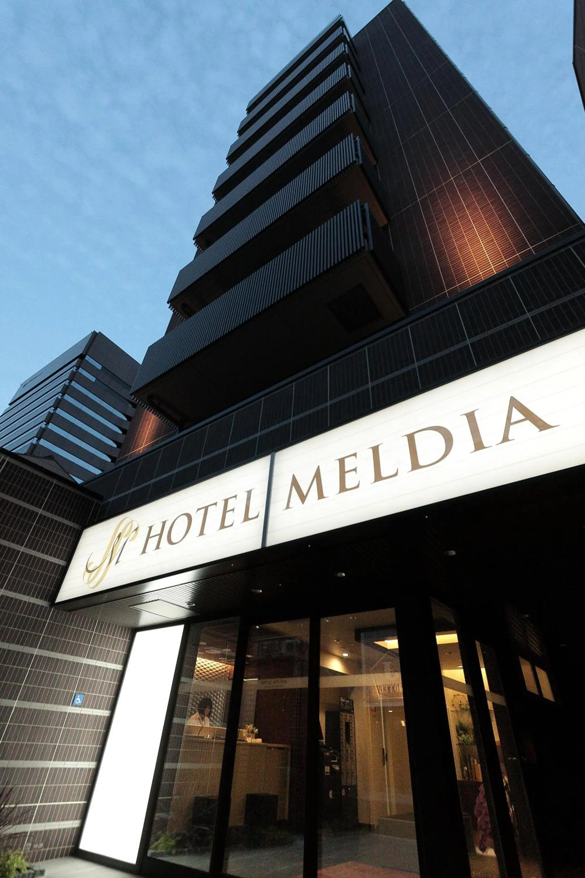 Property building in Hotel Meldia Osaka Higobashi