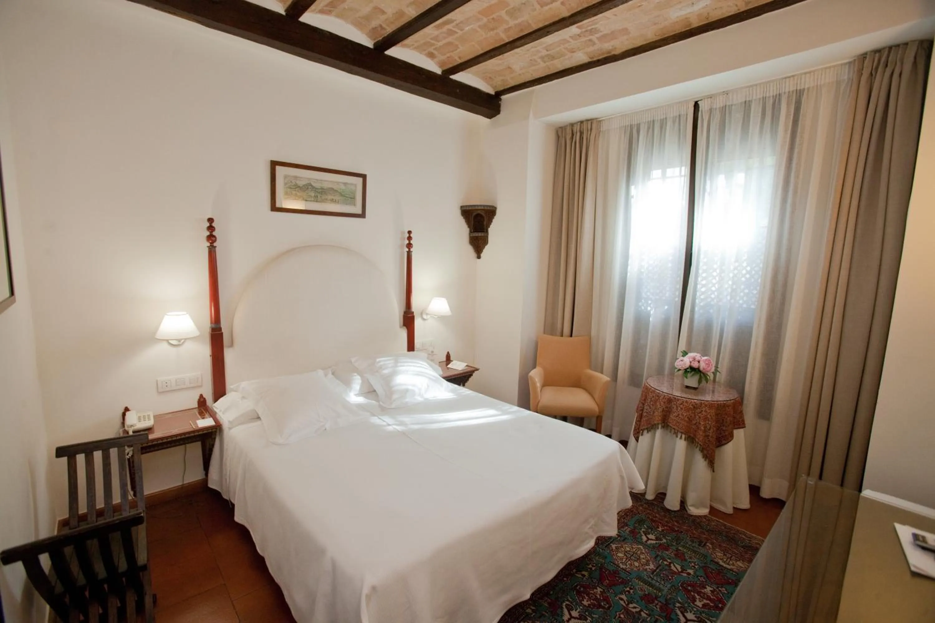 Bed in Hotel Casa Morisca