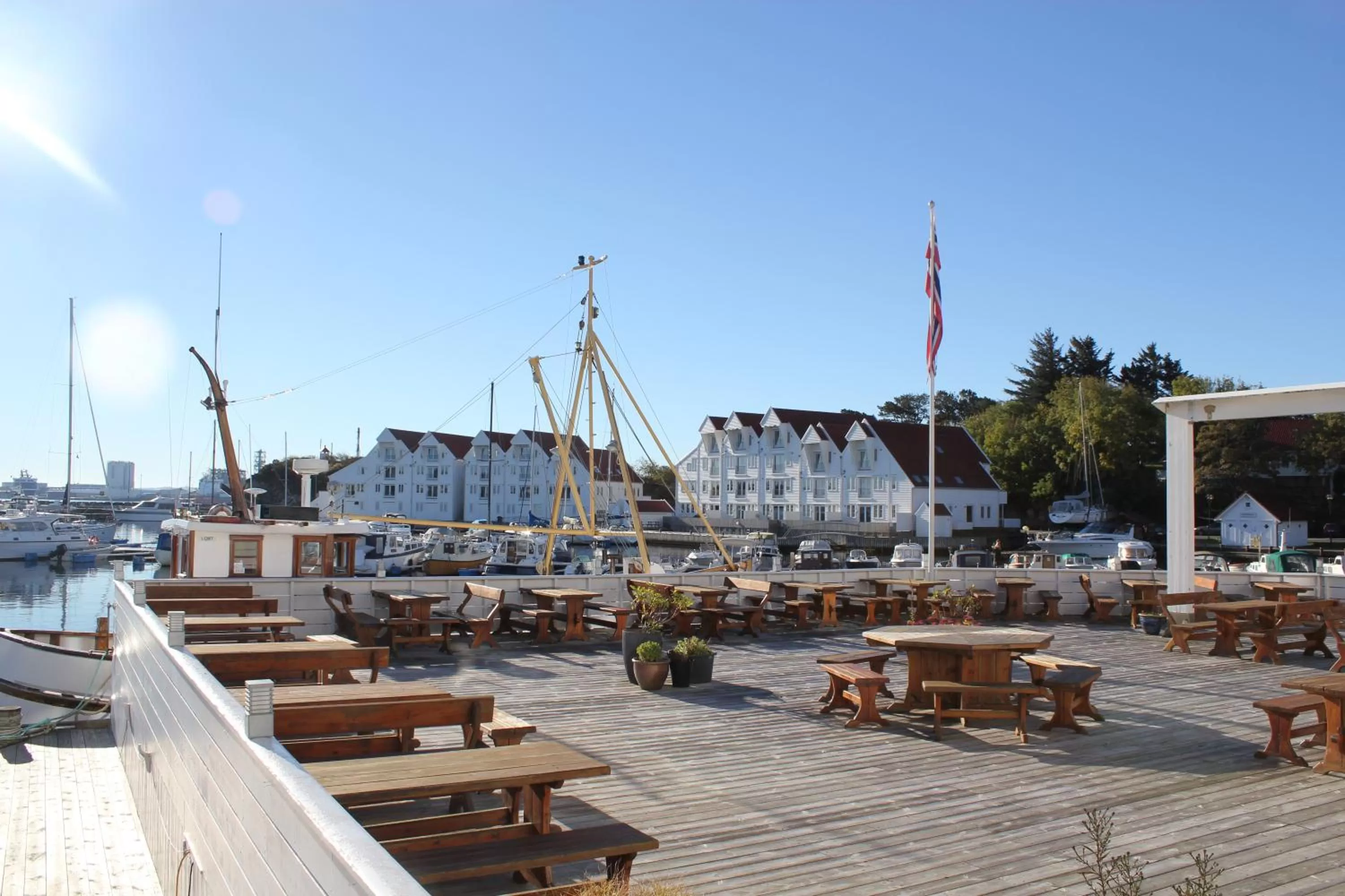 Bird's eye view in Hummeren Hotel