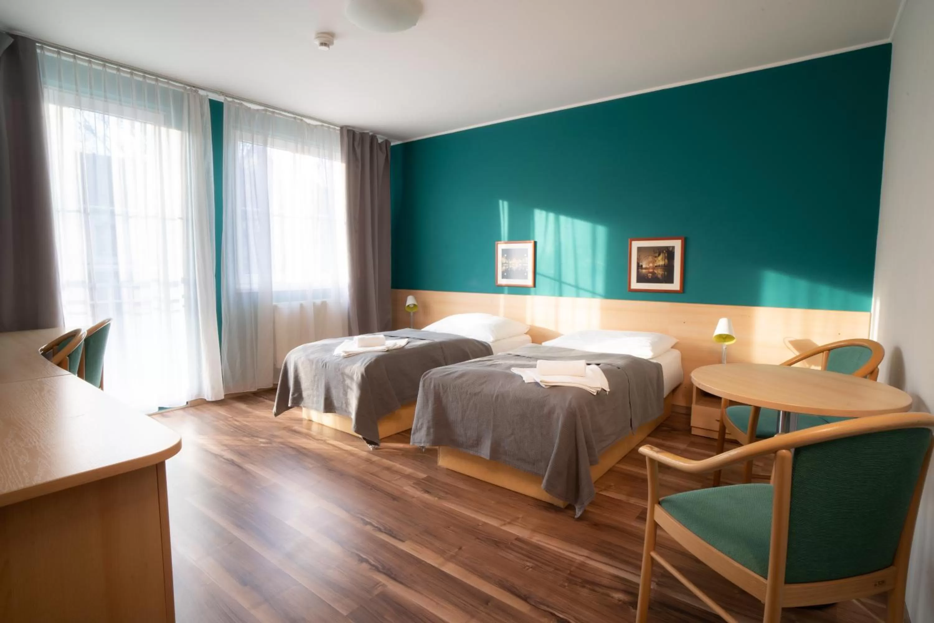 Photo of the whole room, Bed in TeleDom Hotel