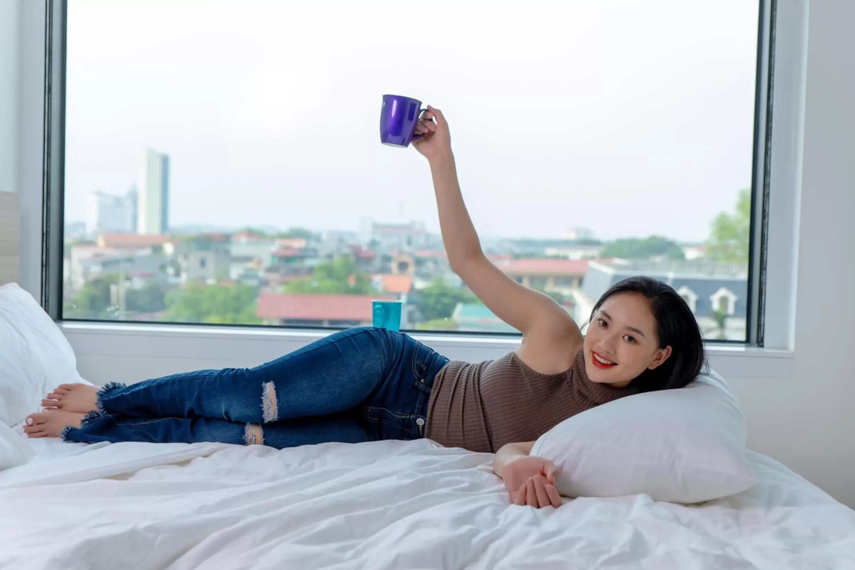 Deluxe Twin Room - single occupancy in Tru by Hilton Viet Tri City Centre Deluxe Twin Room - single occupancy in Tru by Hilton Viet Tri City Centre