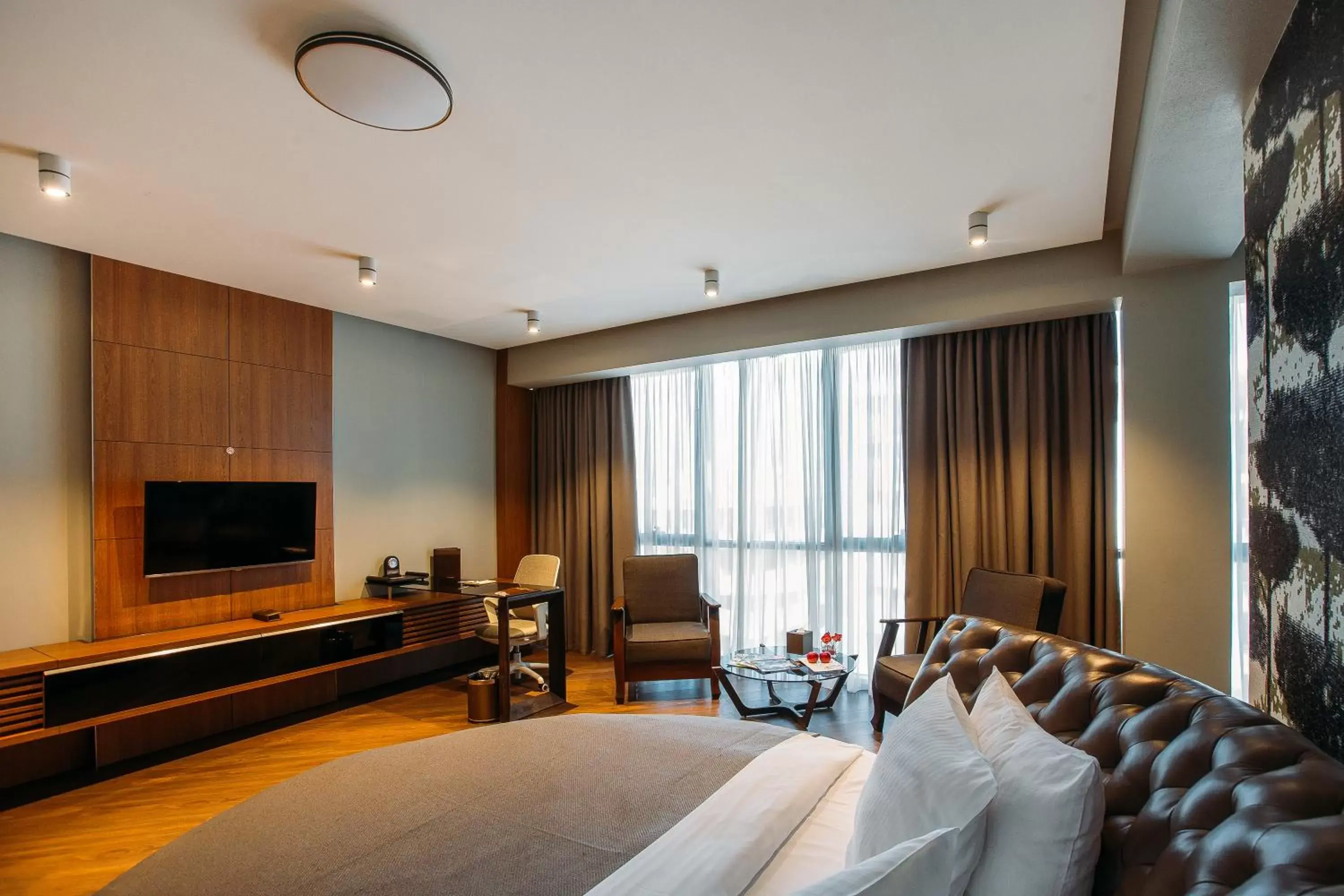 Superior Room with Round Bed - single occupancy in Golden Palace Hotel Superior Room with Round Bed - single occupancy in Golden Palace Hotel