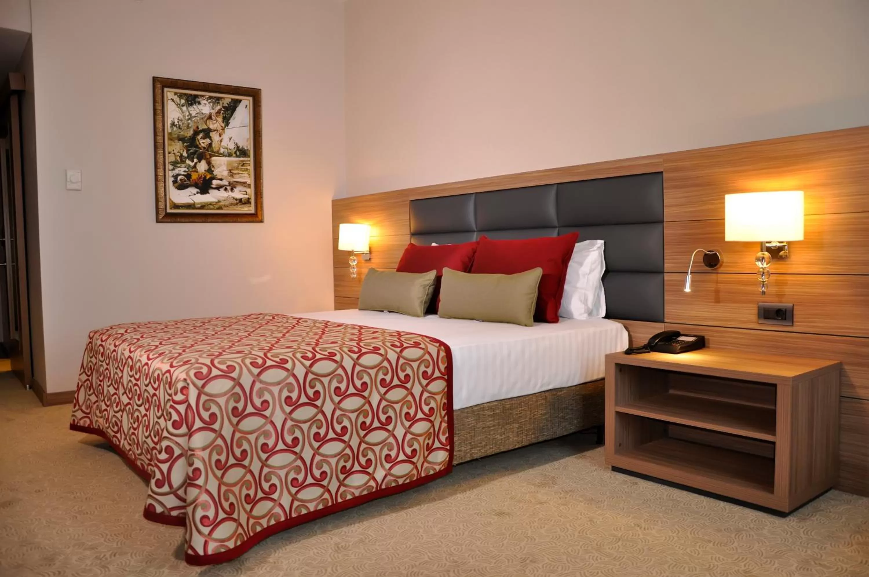 Photo of the whole room, Bed in Grand Asya Hotel