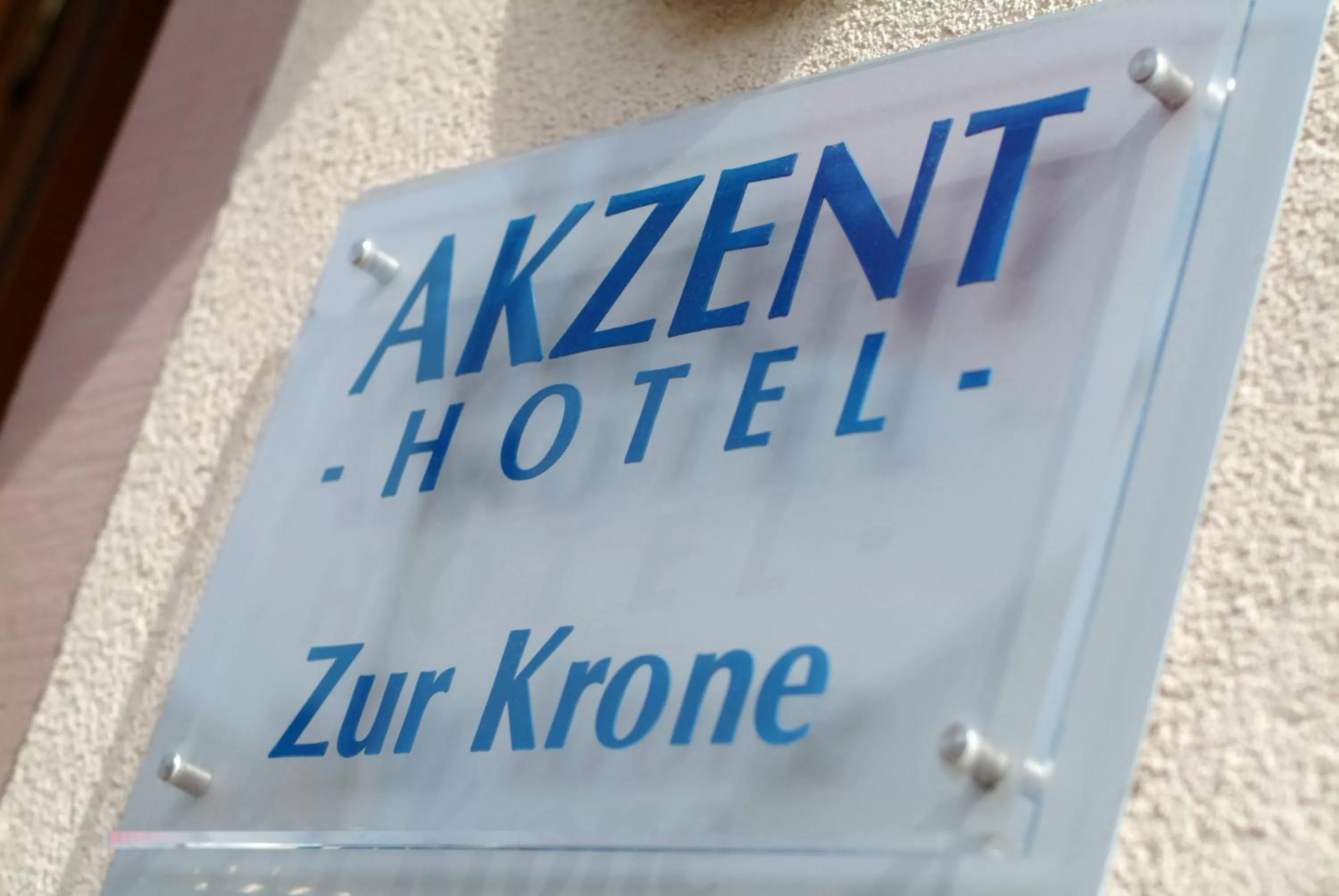 Logo/Certificate/Sign in AKZENT Hotel Krone