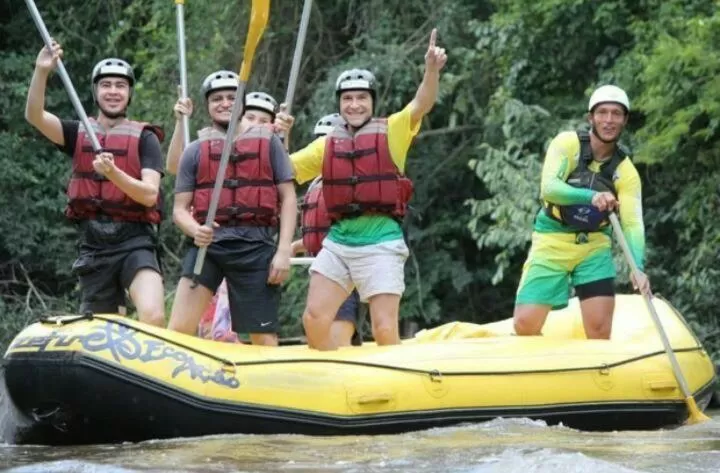 People in Pousada Alvorada Brotas - e agendamento das atividades turísticas